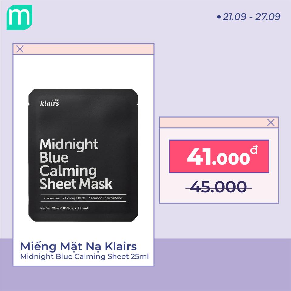 [MINT x KLAIRS] Tưng Bừng Quẩy Sale Up To 36% - Nhận Quà Hấp Dẫn