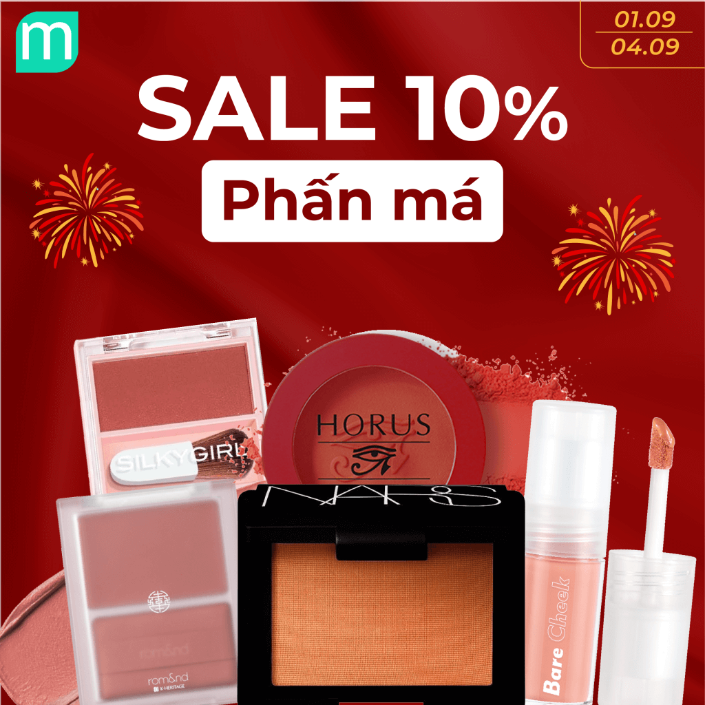 Mừng Quốc Khánh Sale 10% Toàn Bộ Sản Phẩm