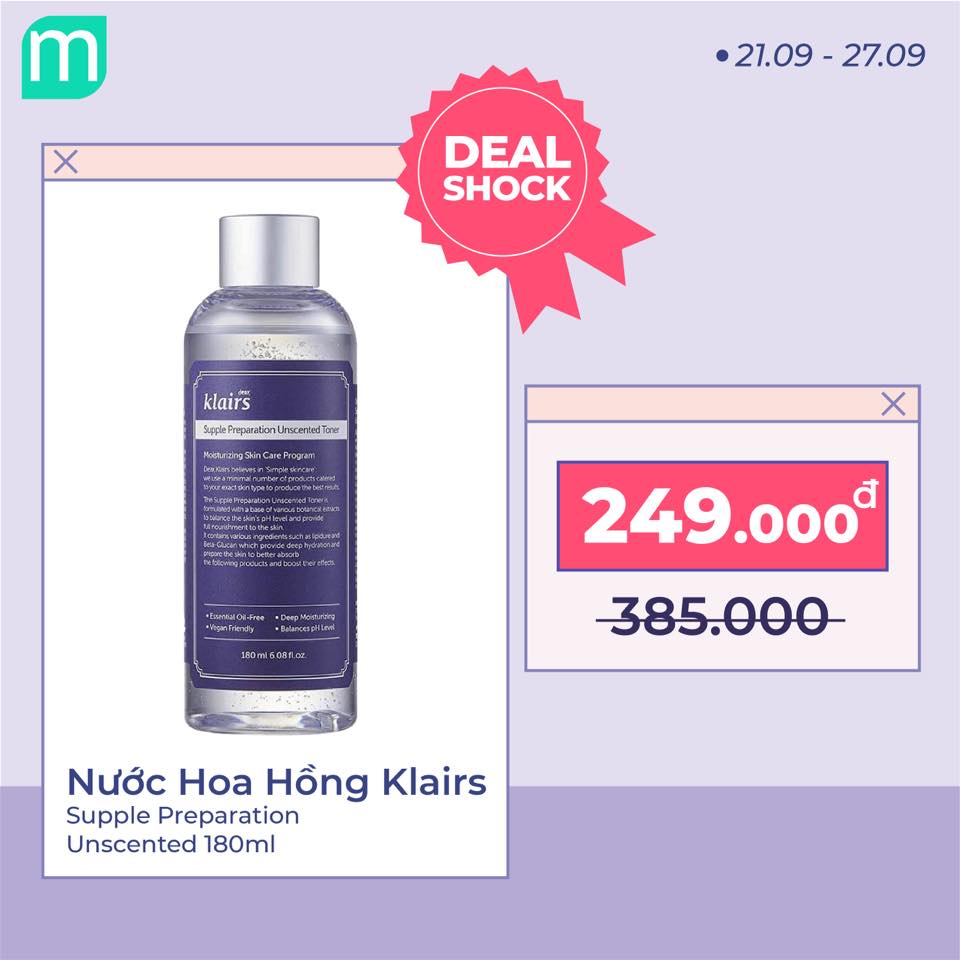 [MINT x KLAIRS] Tưng Bừng Quẩy Sale Up To 36% - Nhận Quà Hấp Dẫn