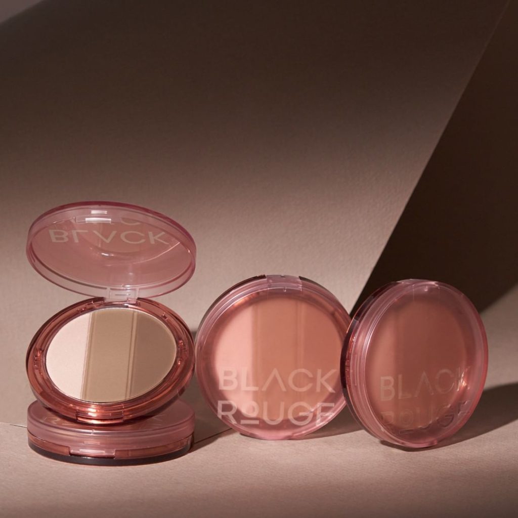 Phấn Tạo Khối & Highlight Black Rouge Up & Down Triple Contouring
