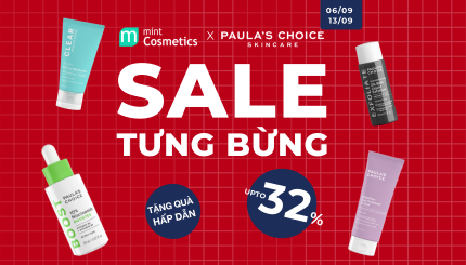[MINT COSMETICS X PAULA'S CHOICE] SALE LỚN UP TO 32% TOÀN BỘ SẢN PHẨM PAULA’S CHOICE