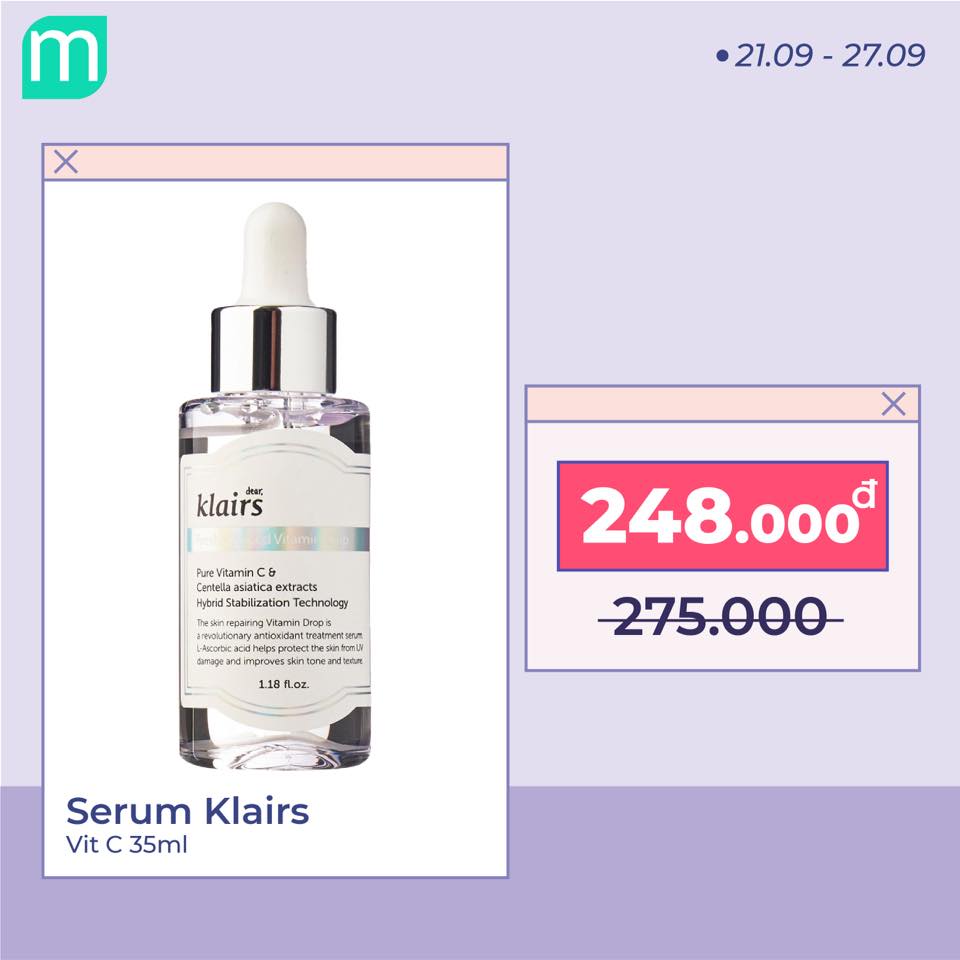 [MINT x KLAIRS] Tưng Bừng Quẩy Sale Up To 36% - Nhận Quà Hấp Dẫn