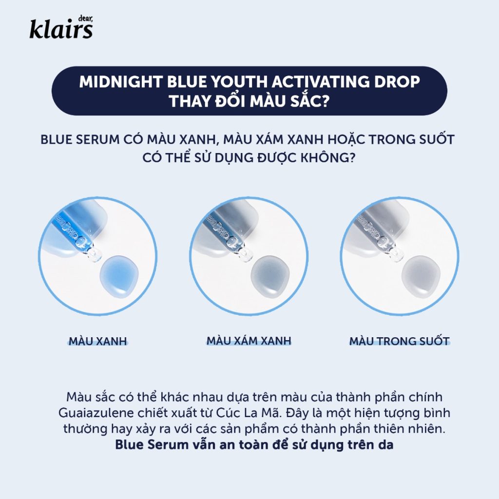 Serum Klairs Midnight Blue Youth Activating Drop 20ml