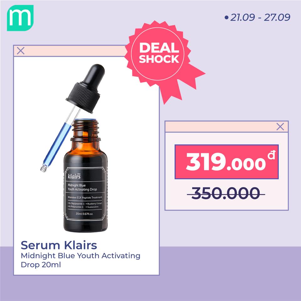 [MINT x KLAIRS] Tưng Bừng Quẩy Sale Up To 36% - Nhận Quà Hấp Dẫn