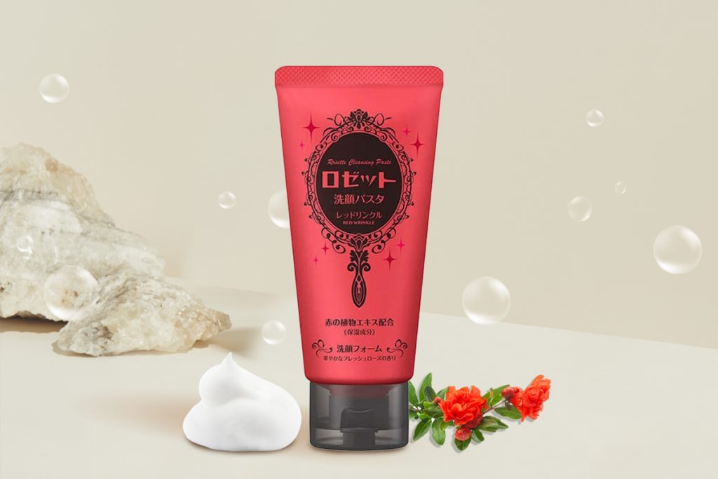 Sữa Rửa Mặt Rosette Face Wash Paste Red Clay Wrinkle 25G
