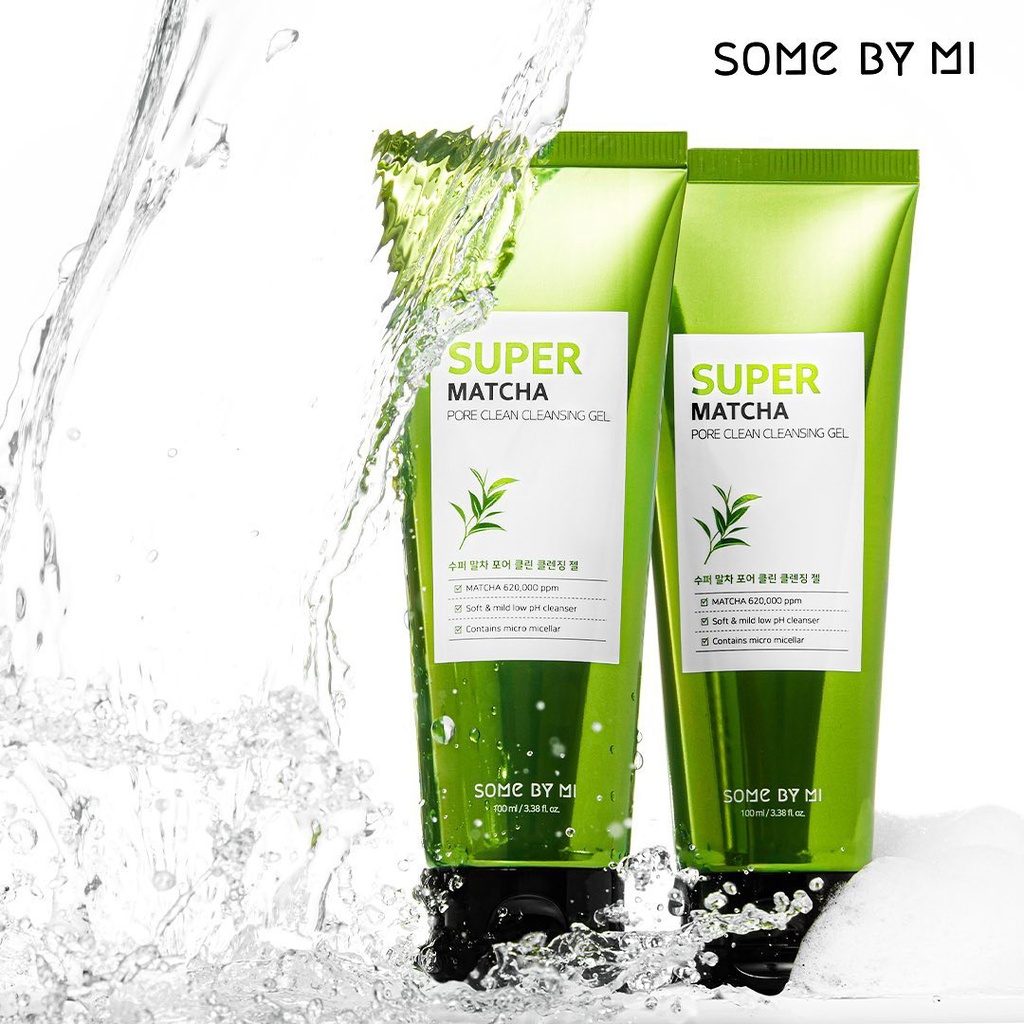 Sữa Rửa Mặt Some By Mi Super Matcha Pore Clean Cleansing Gel 100ml