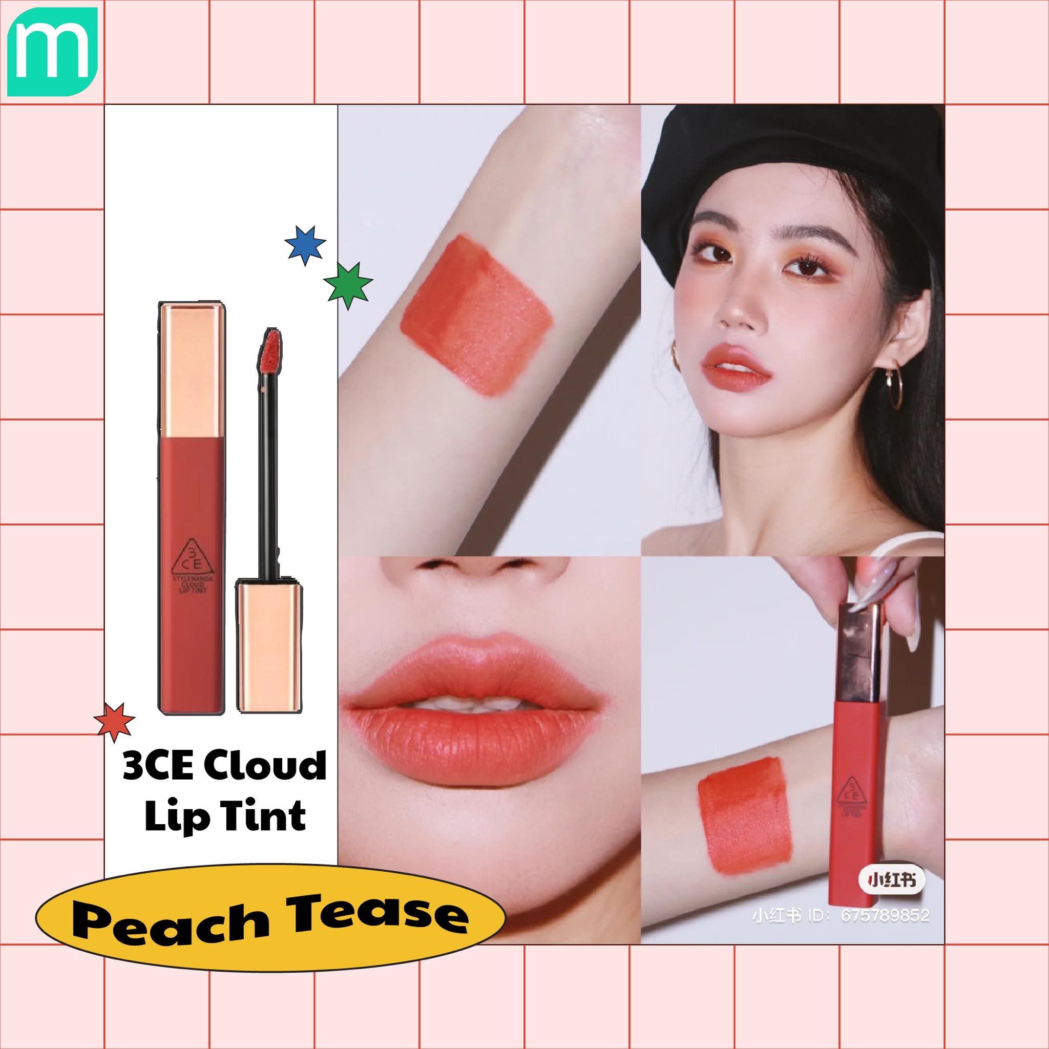 TOP 5 Màu Son 3CE Đẹp Chấn Động