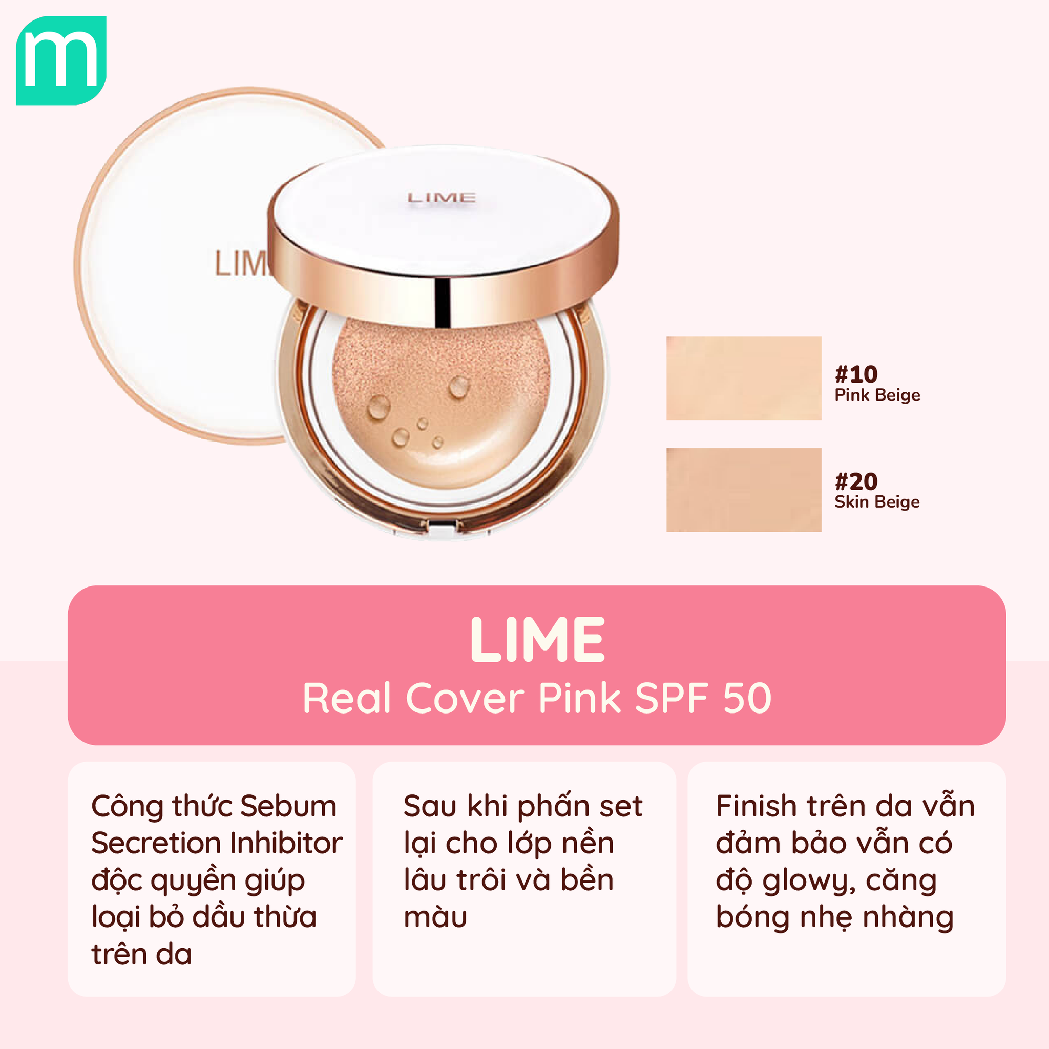 Tuyển Chọn Cushion Lành Tính Cho Da Dầu Mụn
