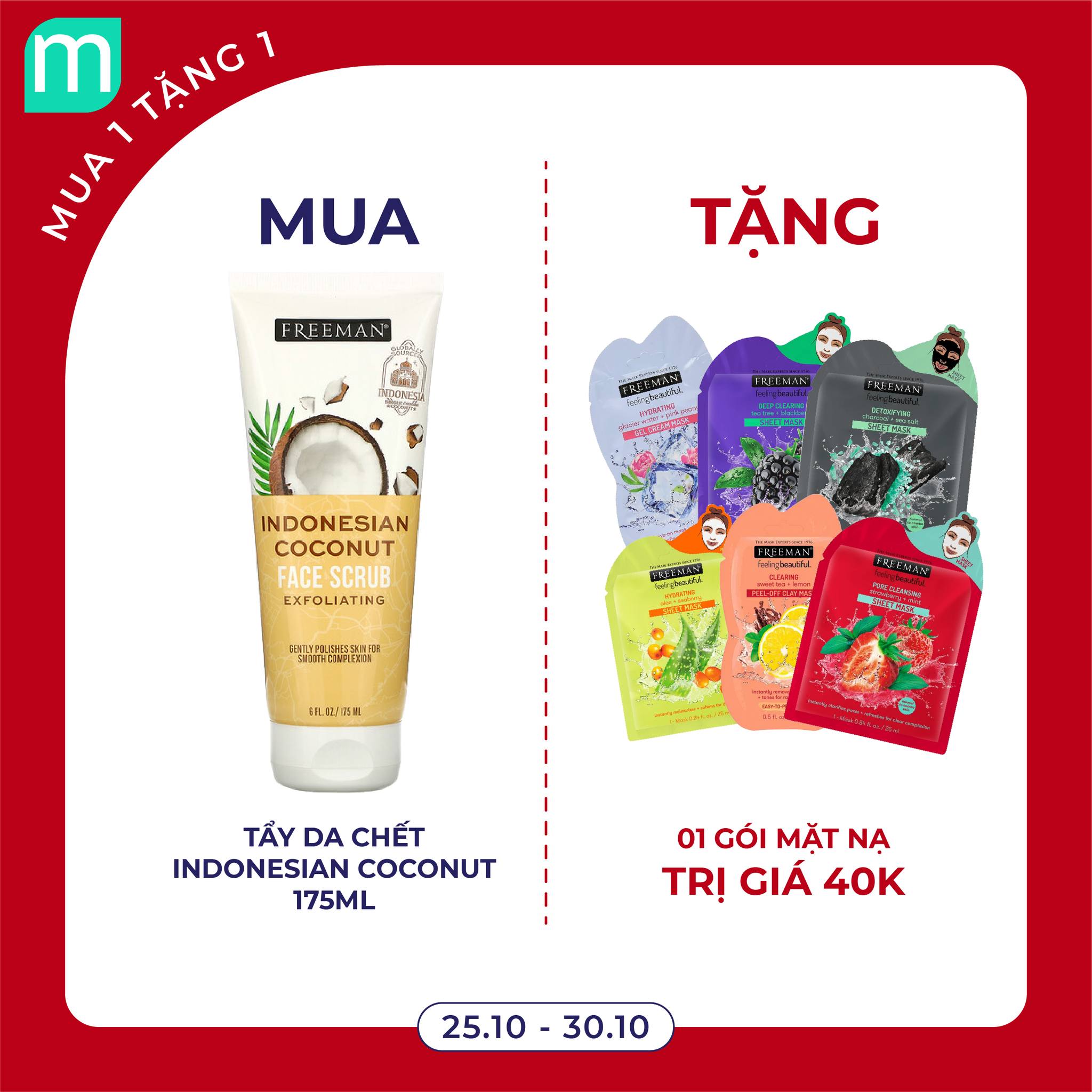 [MintxFreeman] Mua 1 Freeman Full Size Tặng 1 Freeman Sample Size