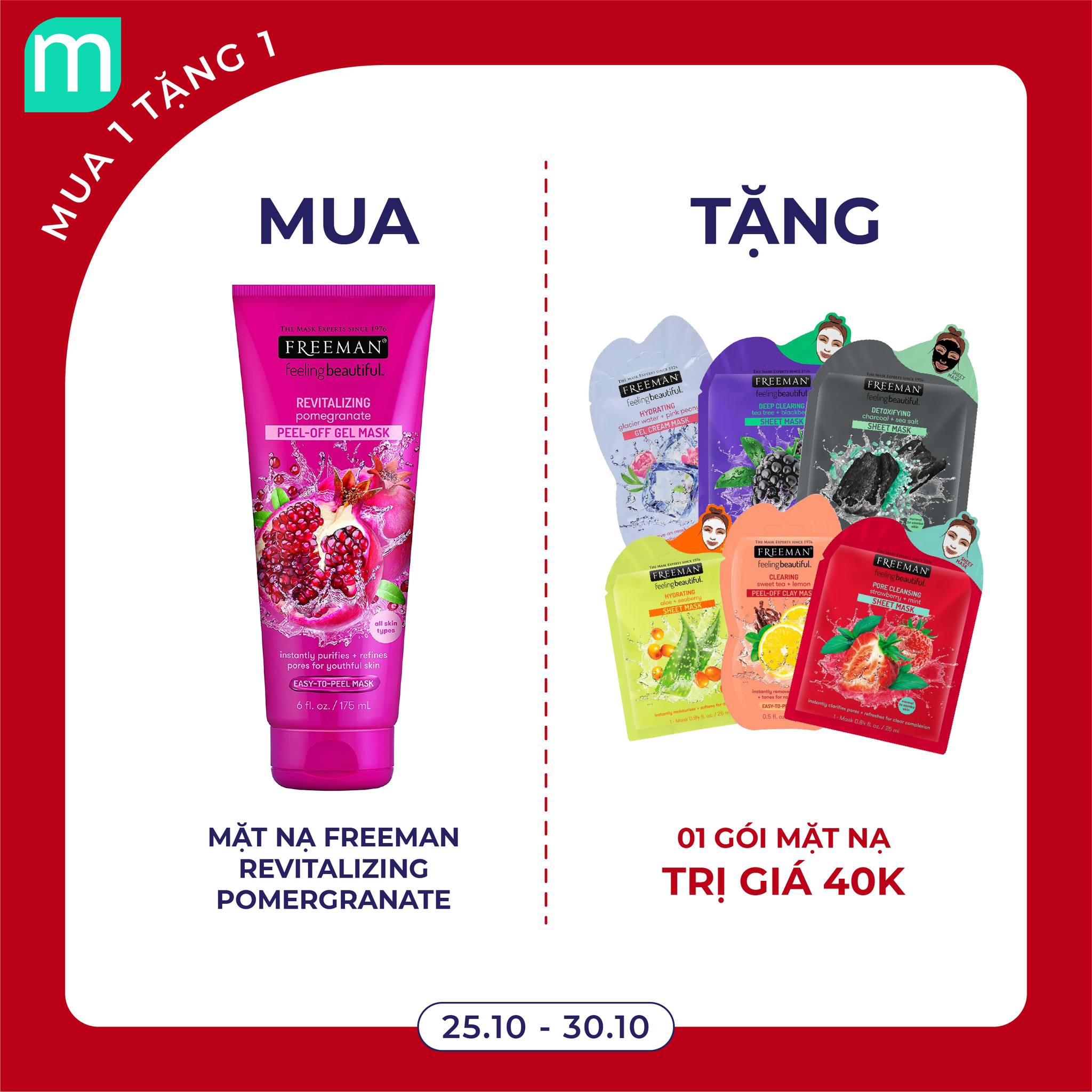 [MintxFreeman] Mua 1 Freeman Full Size Tặng 1 Freeman Sample Size