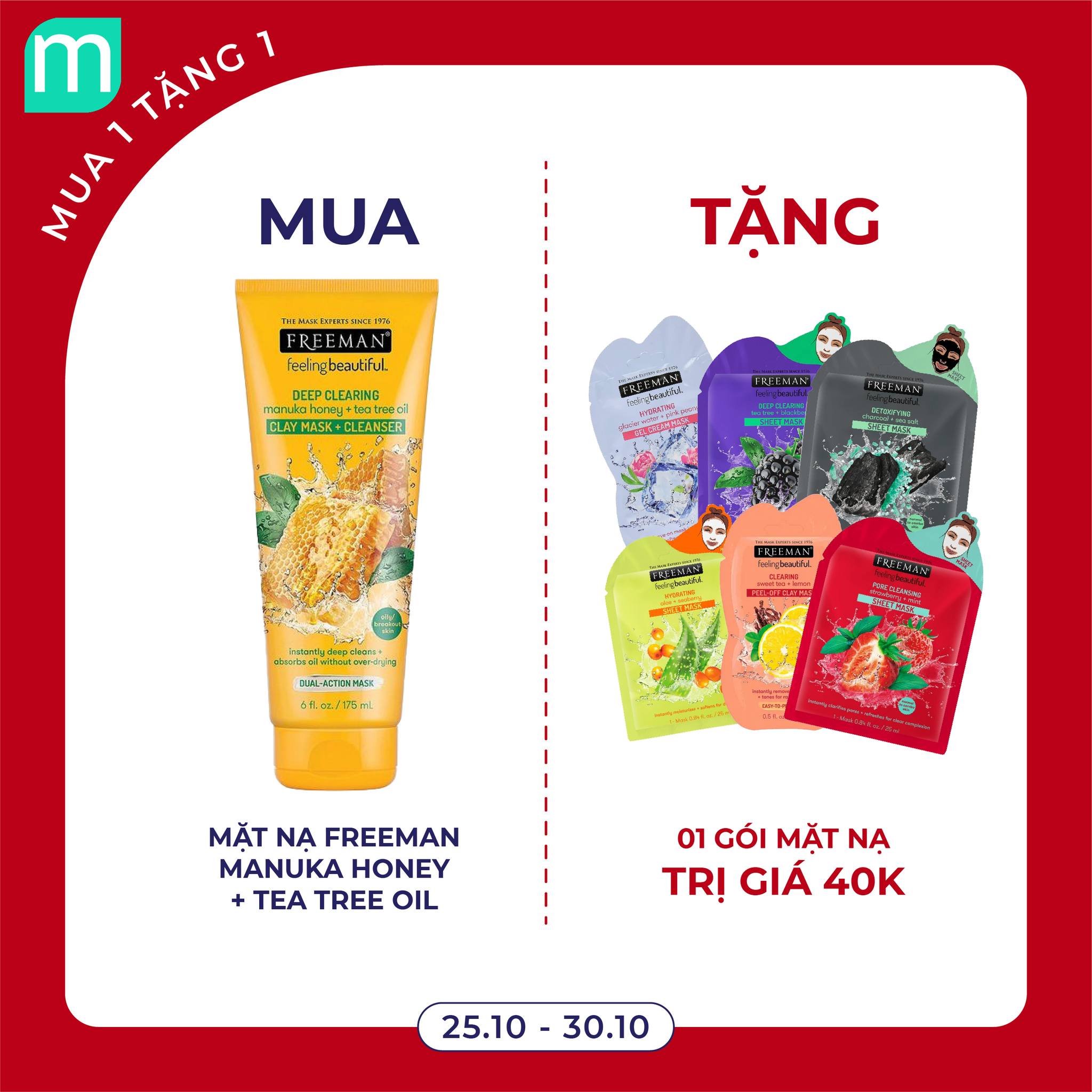 [MintxFreeman] Mua 1 Freeman Full Size Tặng 1 Freeman Sample Size