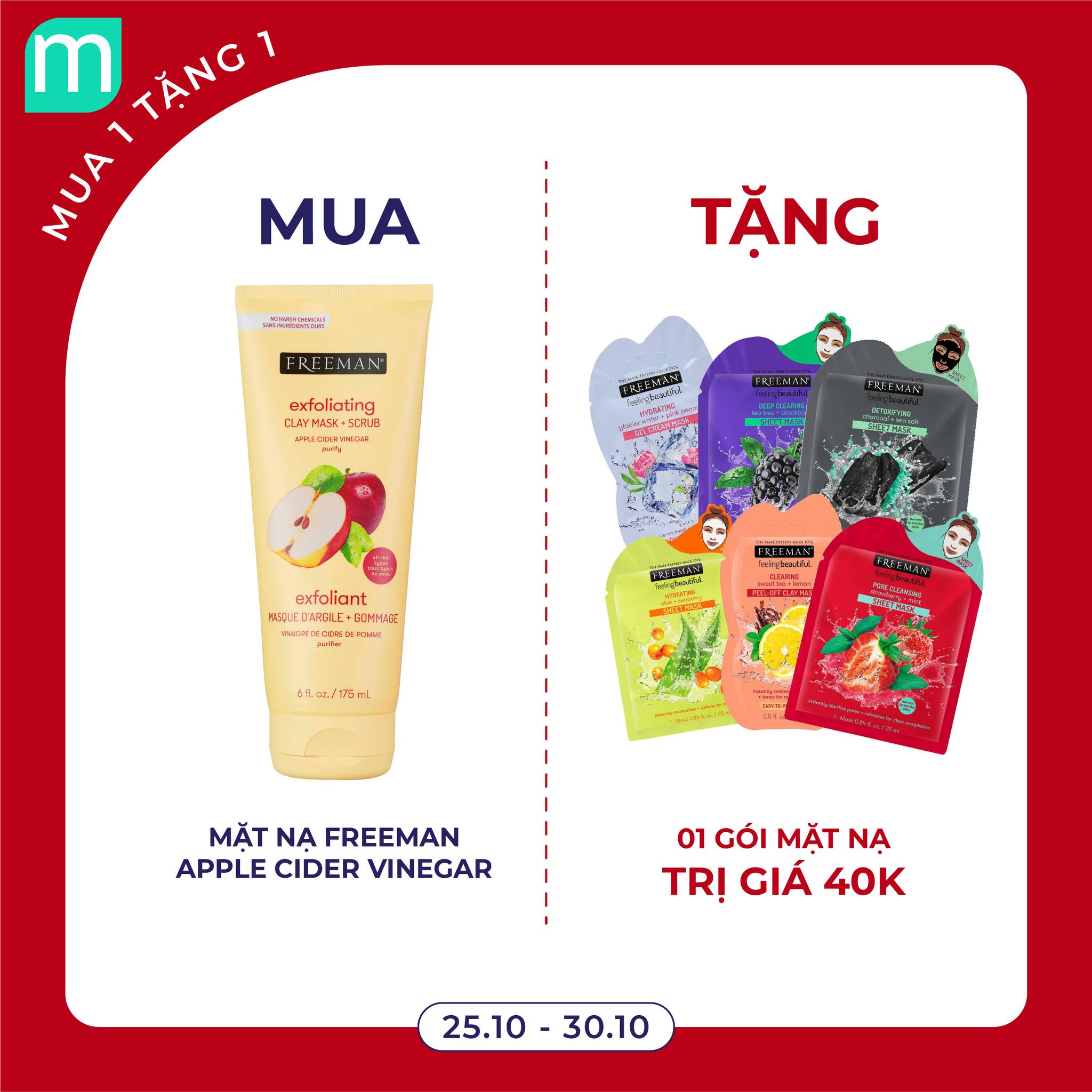 [MintxFreeman] Mua 1 Freeman Full Size Tặng 1 Freeman Sample Size