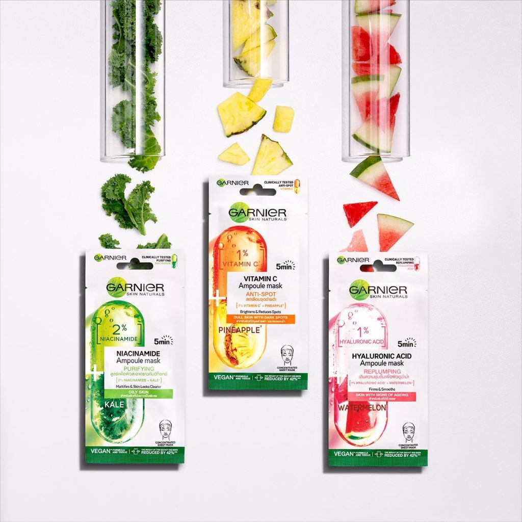 Mặt Nạ Garnier Skin Naturals 5 Minute Ampoule Mask 15G
