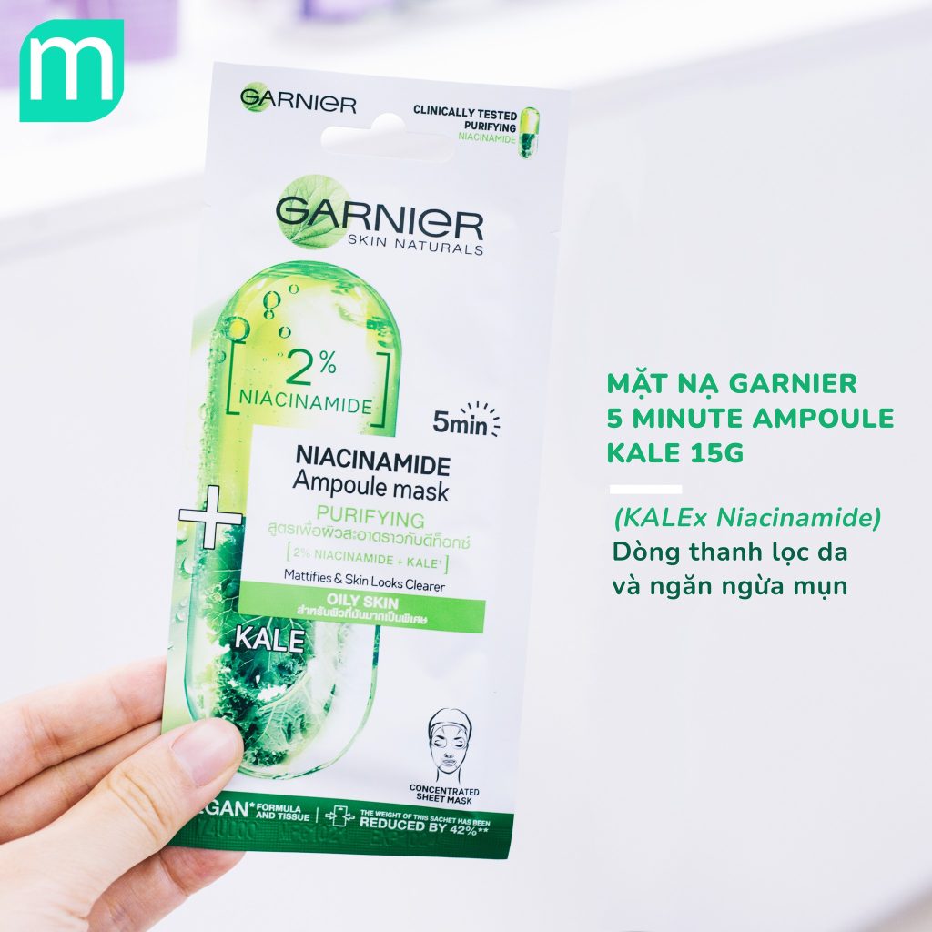 Mặt Nạ Garnier Skin Naturals 5 Minute Ampoule Mask 15G