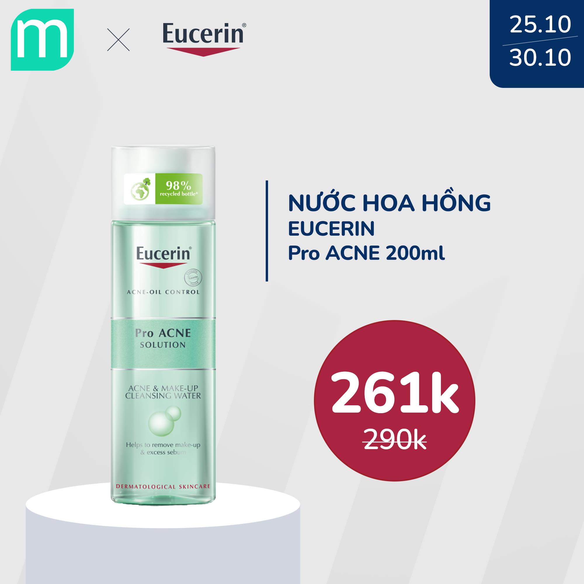 [EucerinxMint] Chương Trình Sale 10% Toàn Bộ Sản Phẩm Eucerin