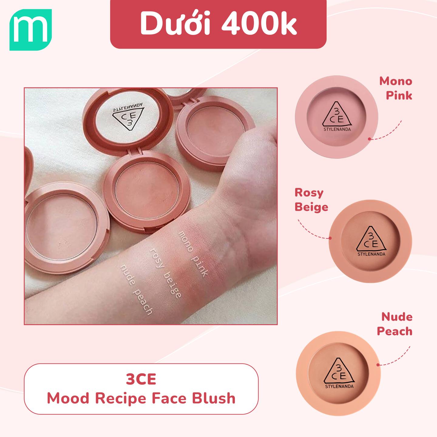 Tổng Hợp Phấn Má Với Nhiều Mức Giá