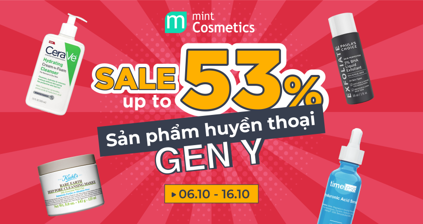 SALE up to 53% Sản Phẩm Huyền Thoại Gen Y