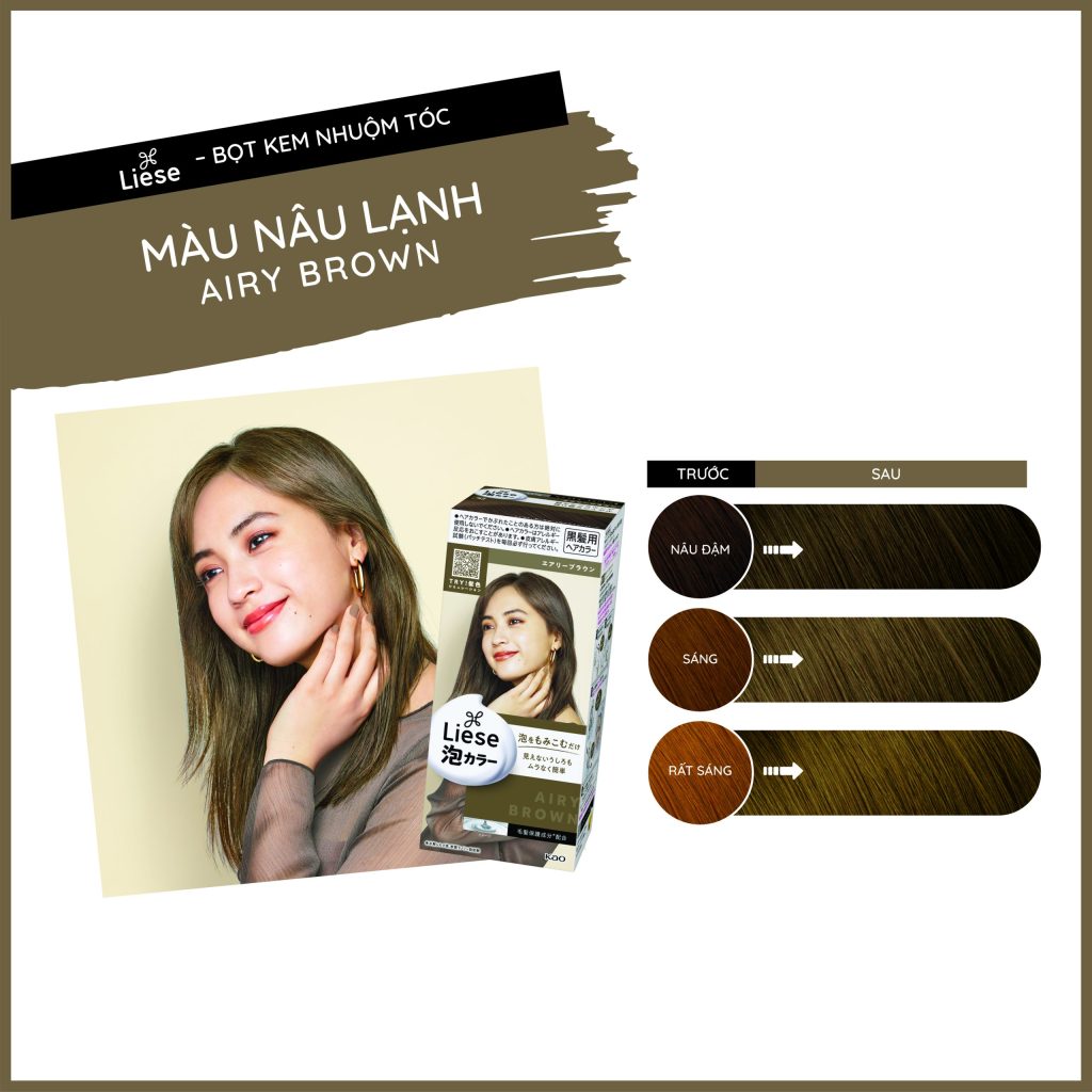 Thuốc Nhuộm Tóc Dạng Bọt Liese Prettia