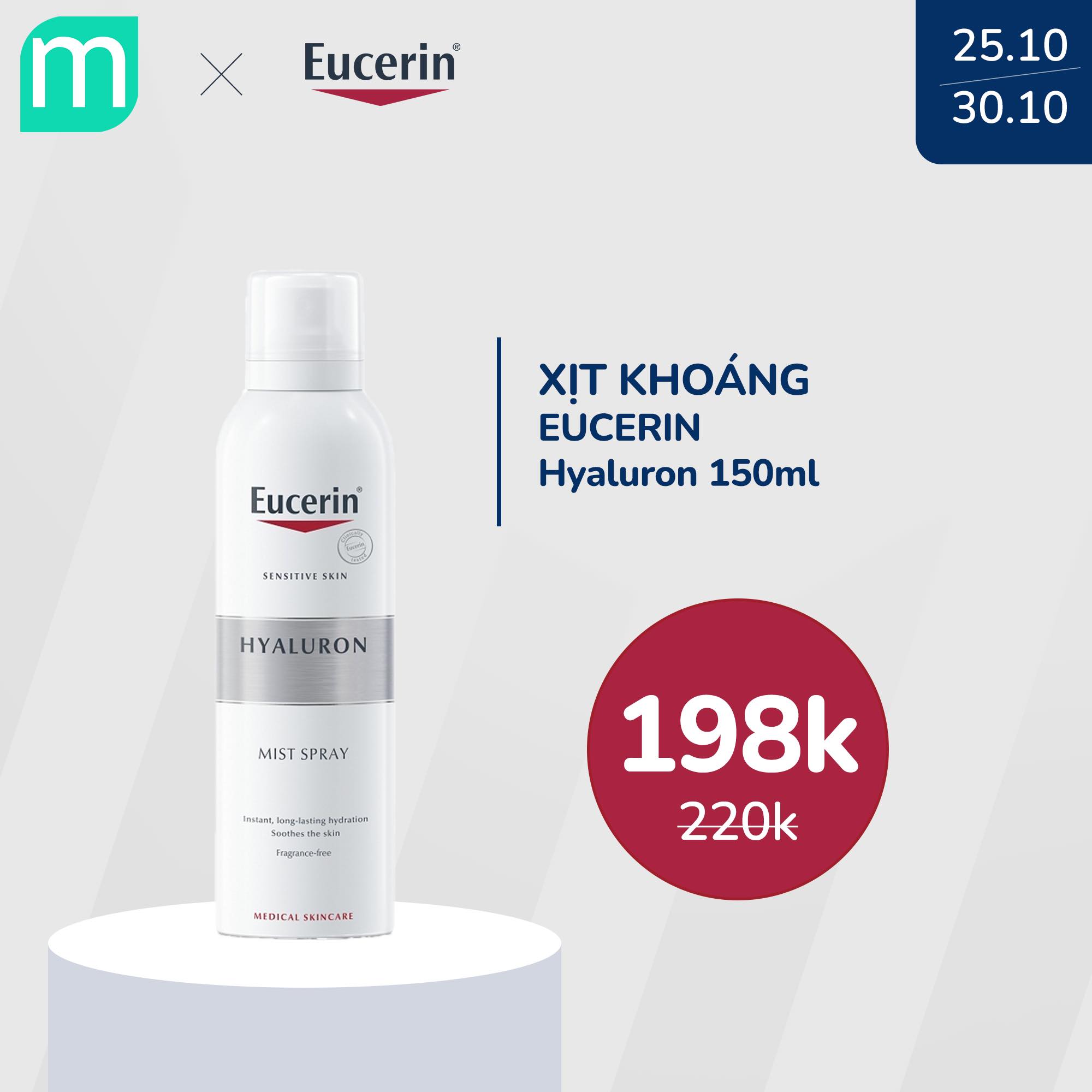 [EucerinxMint] Chương Trình Sale 10% Toàn Bộ Sản Phẩm Eucerin
