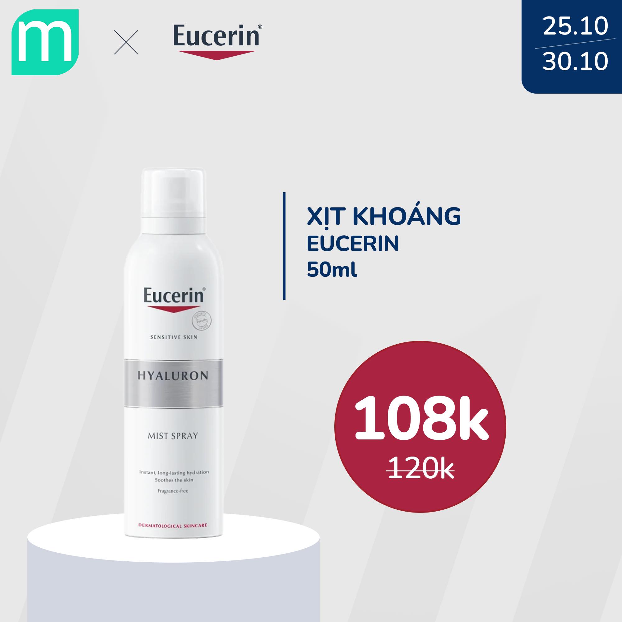 [EucerinxMint] Chương Trình Sale 10% Toàn Bộ Sản Phẩm Eucerin