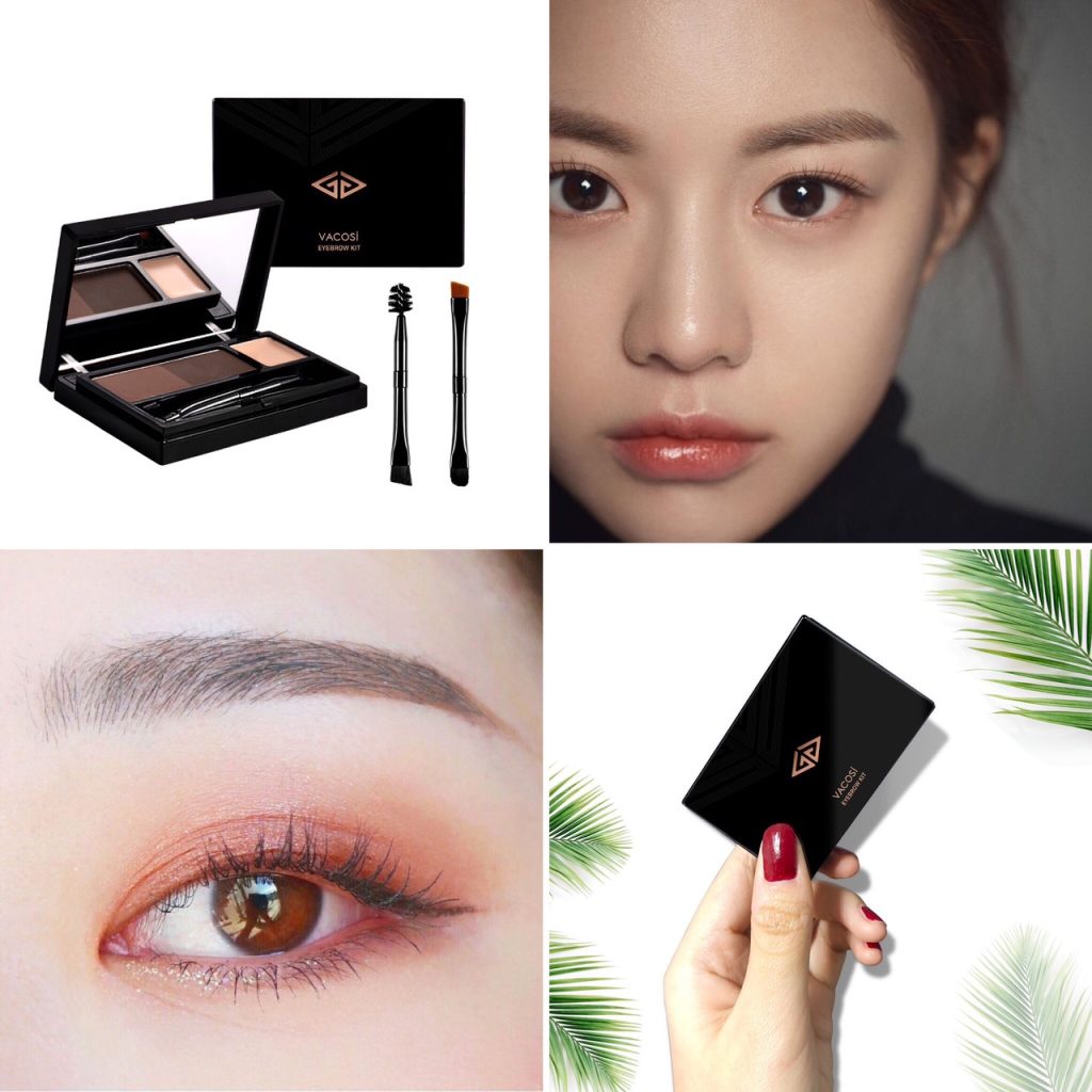 Bột Kẻ Mày Và Che Khuyết Điểm Vacosi Eyebrow Kit Bột Kẻ Mày Và Che Khuyết Điểm Vacosi Eyebrow Kit