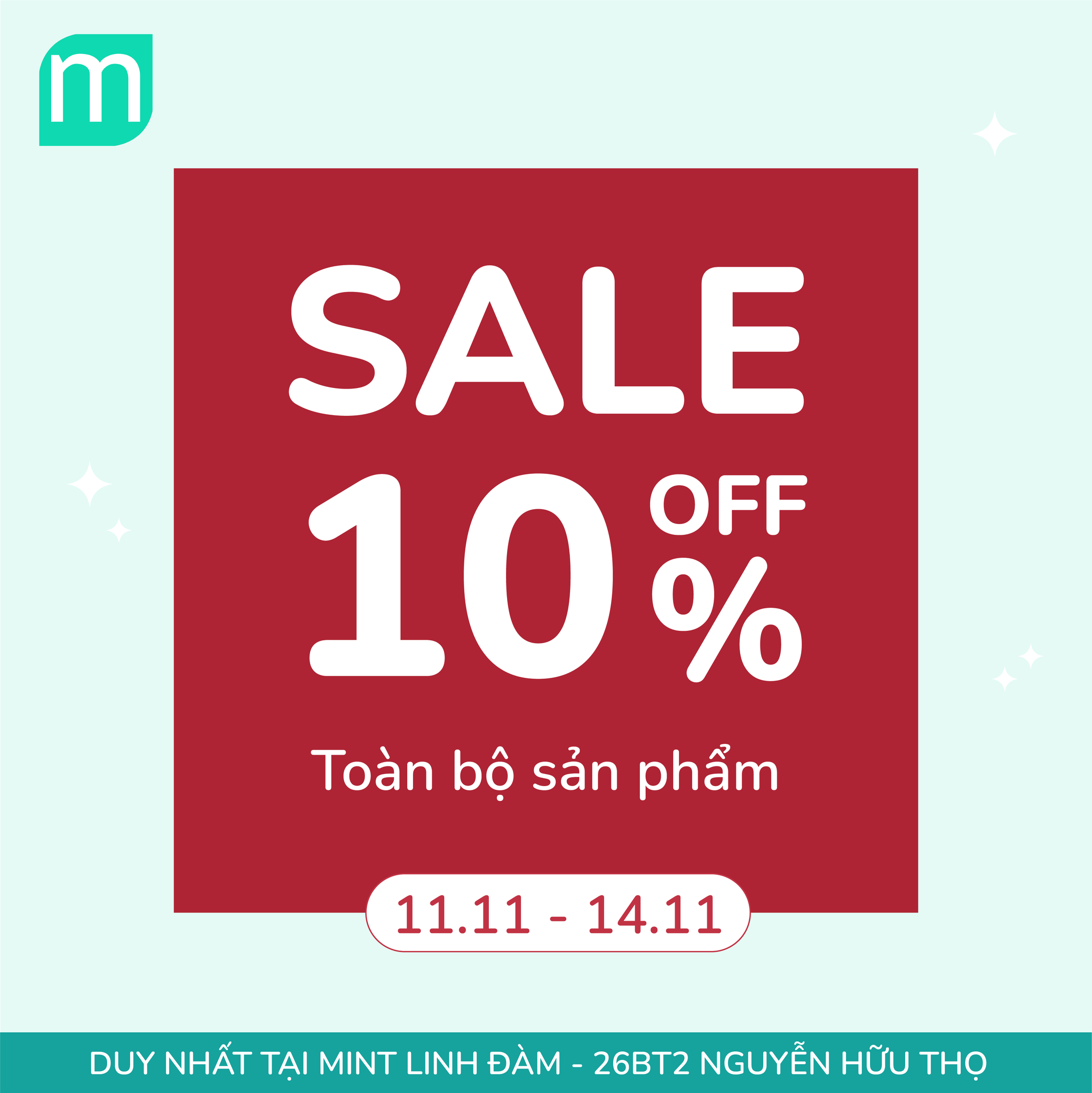 KHAI TRƯƠNG - MINT LINH ĐÀM - SĂN SALE LIÊN HOÀN