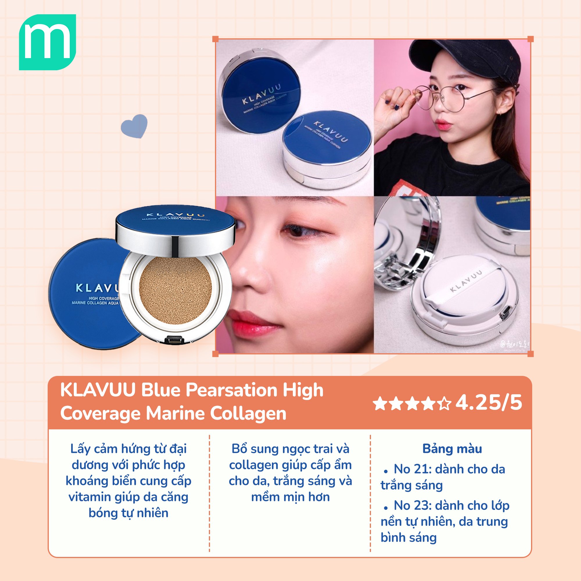Chọn Cushion Cho Lớp Nền Căng Mọng
