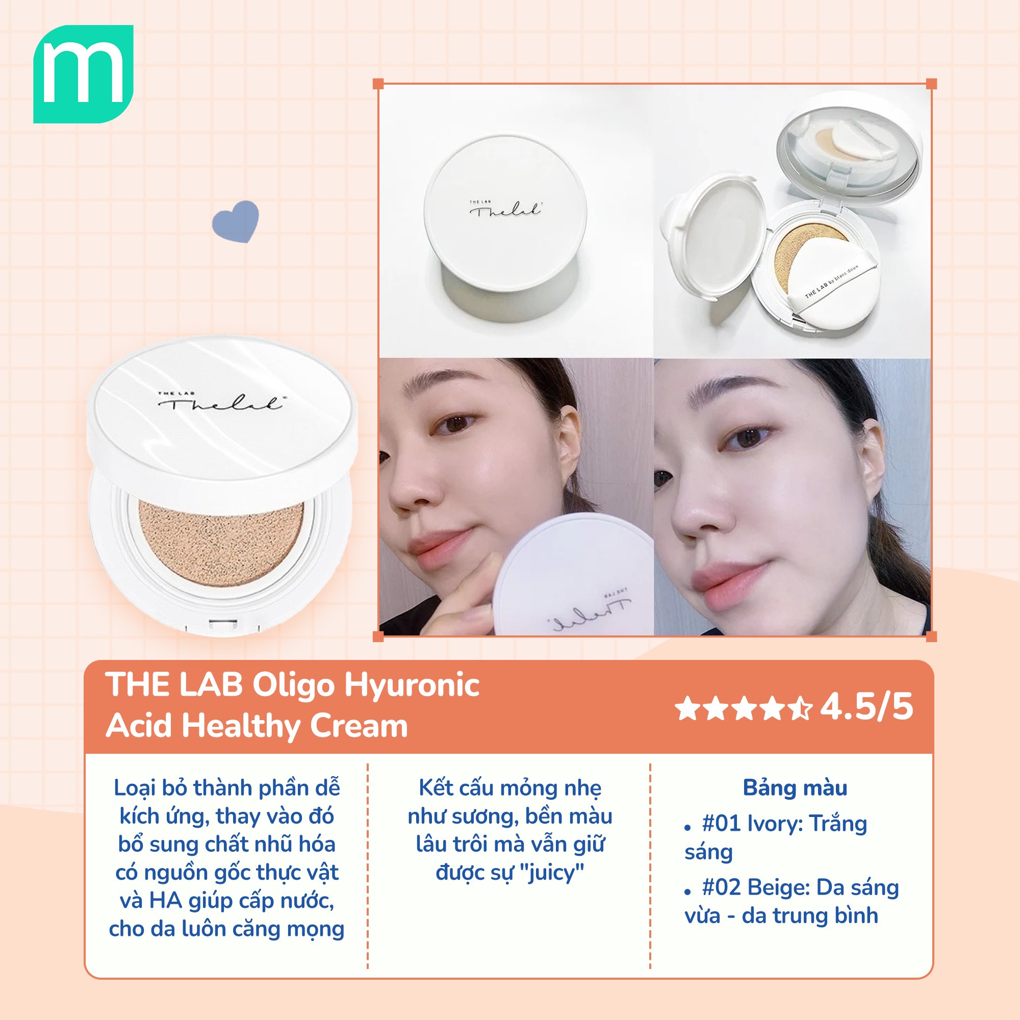 Chọn Cushion Cho Lớp Nền Căng Mọng