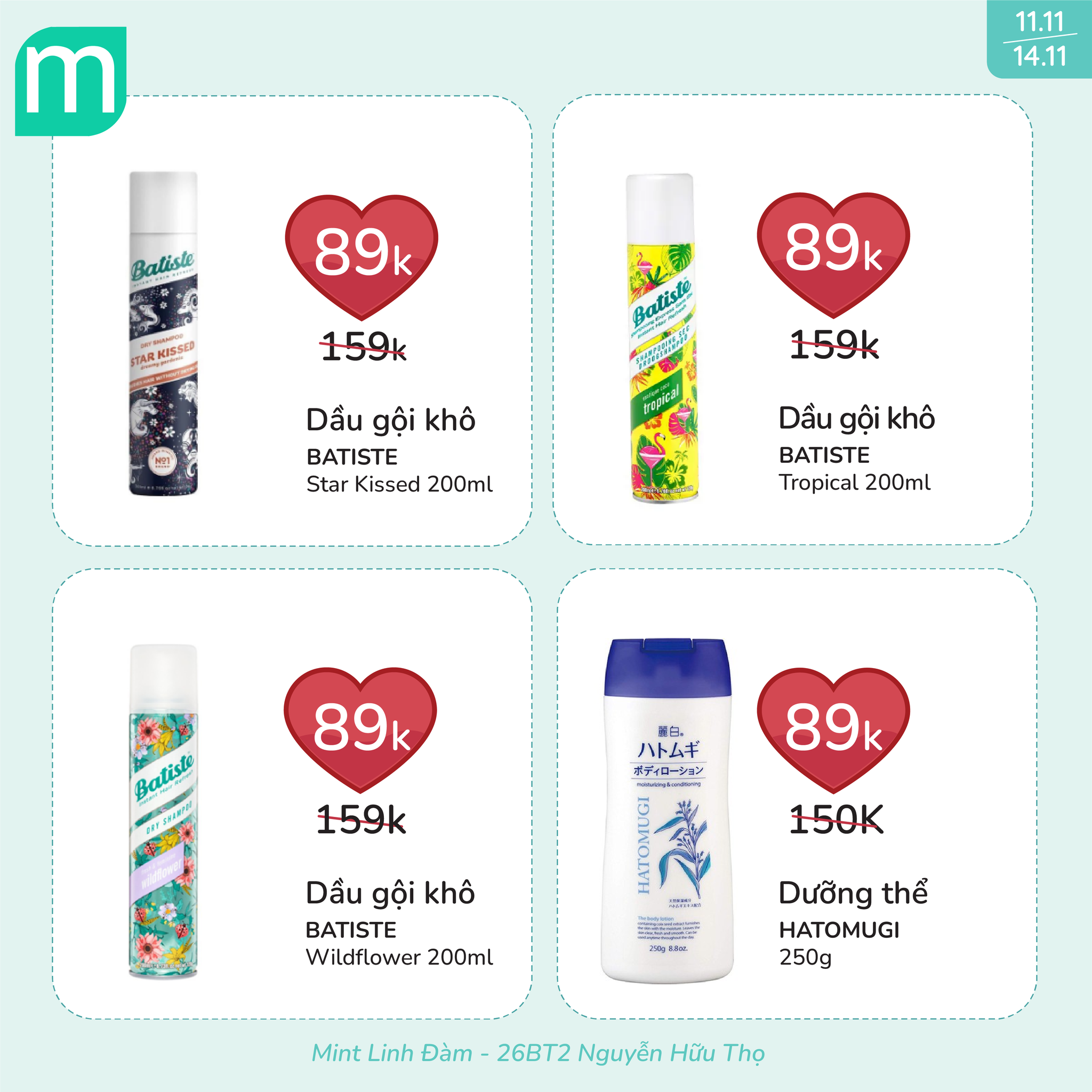 KHAI TRƯƠNG - MINT LINH ĐÀM - SĂN SALE LIÊN HOÀN