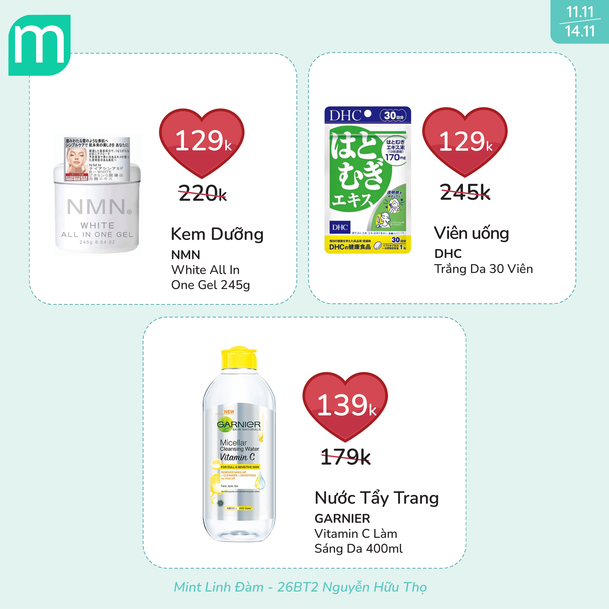 KHAI TRƯƠNG - MINT LINH ĐÀM - SĂN SALE LIÊN HOÀN