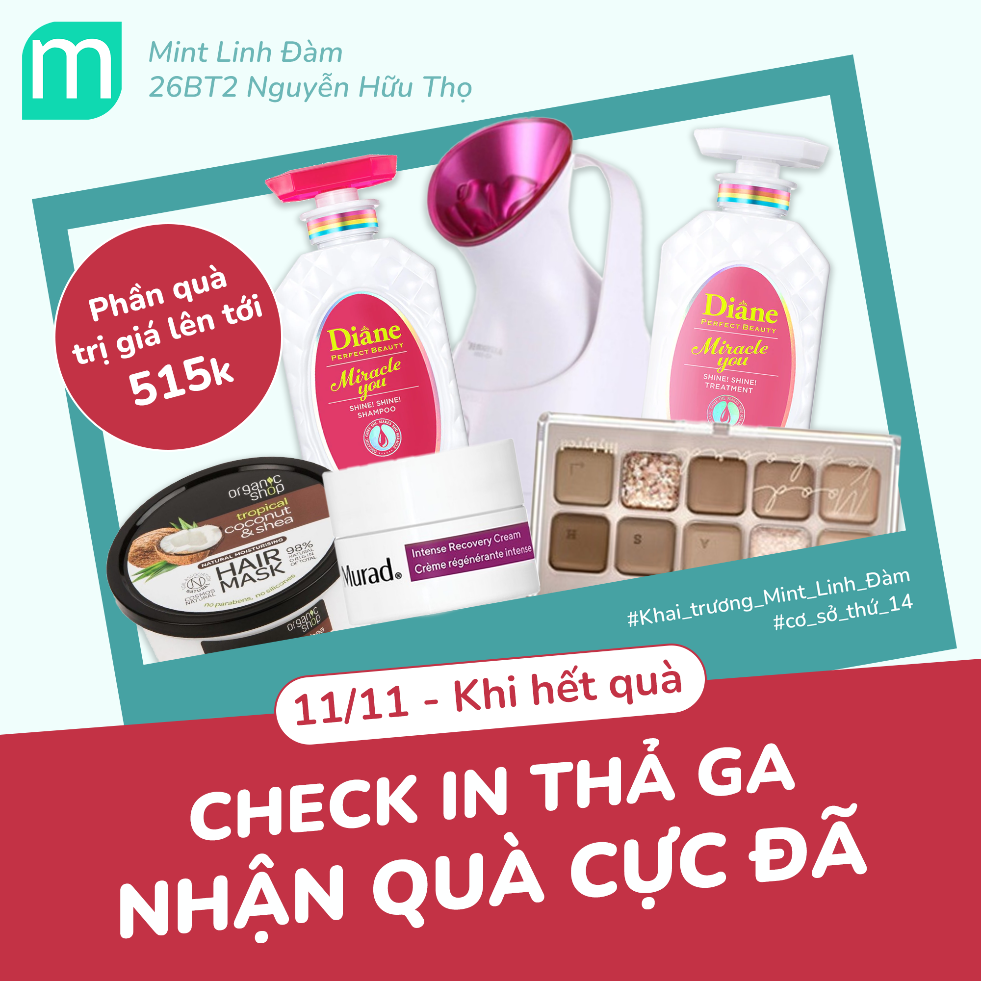 KHAI TRƯƠNG - MINT LINH ĐÀM - SĂN SALE LIÊN HOÀN