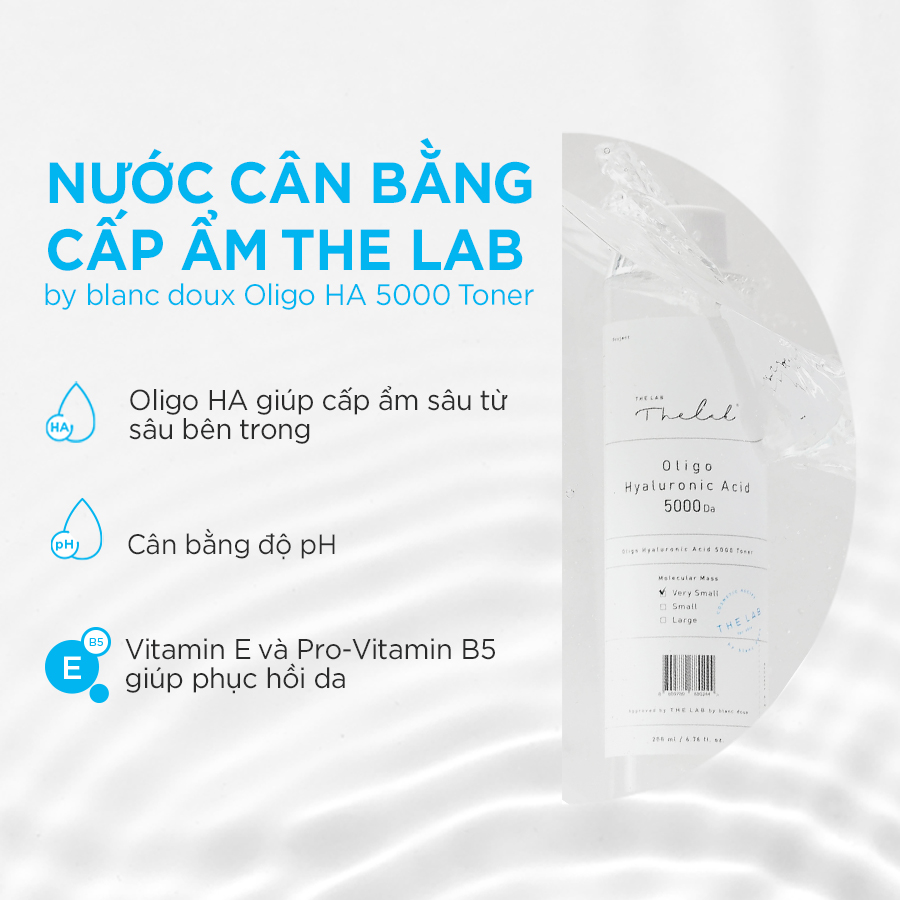 Nước Hoa Hồng The Lab Oligo Hyaluronic Acid 5000 Da 200ml Nước Hoa Hồng The Lab Oligo Hyaluronic Acid 5000 Da 200ml