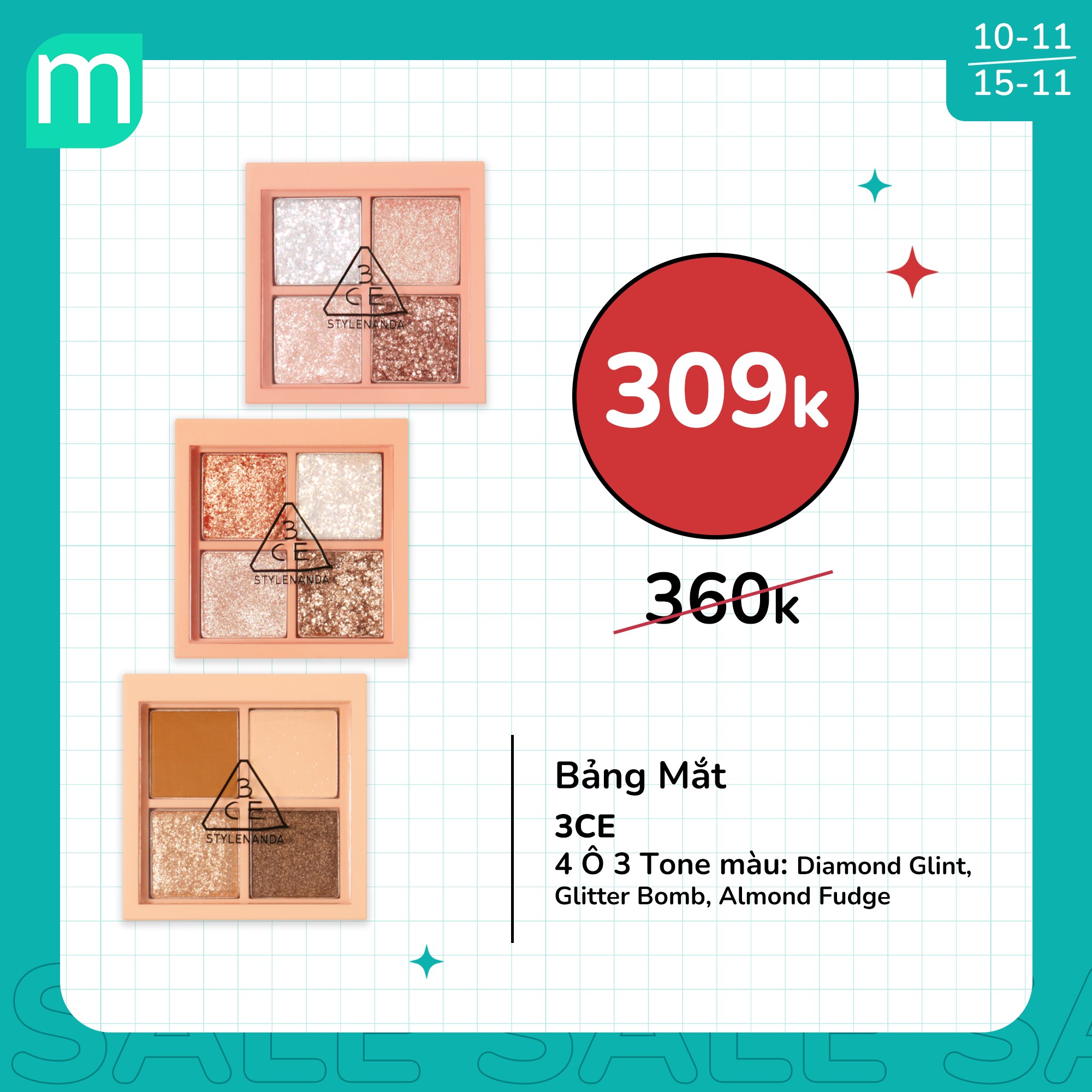 Chương Trình SALE TOP BEST SELLER NGÀY 11/11
