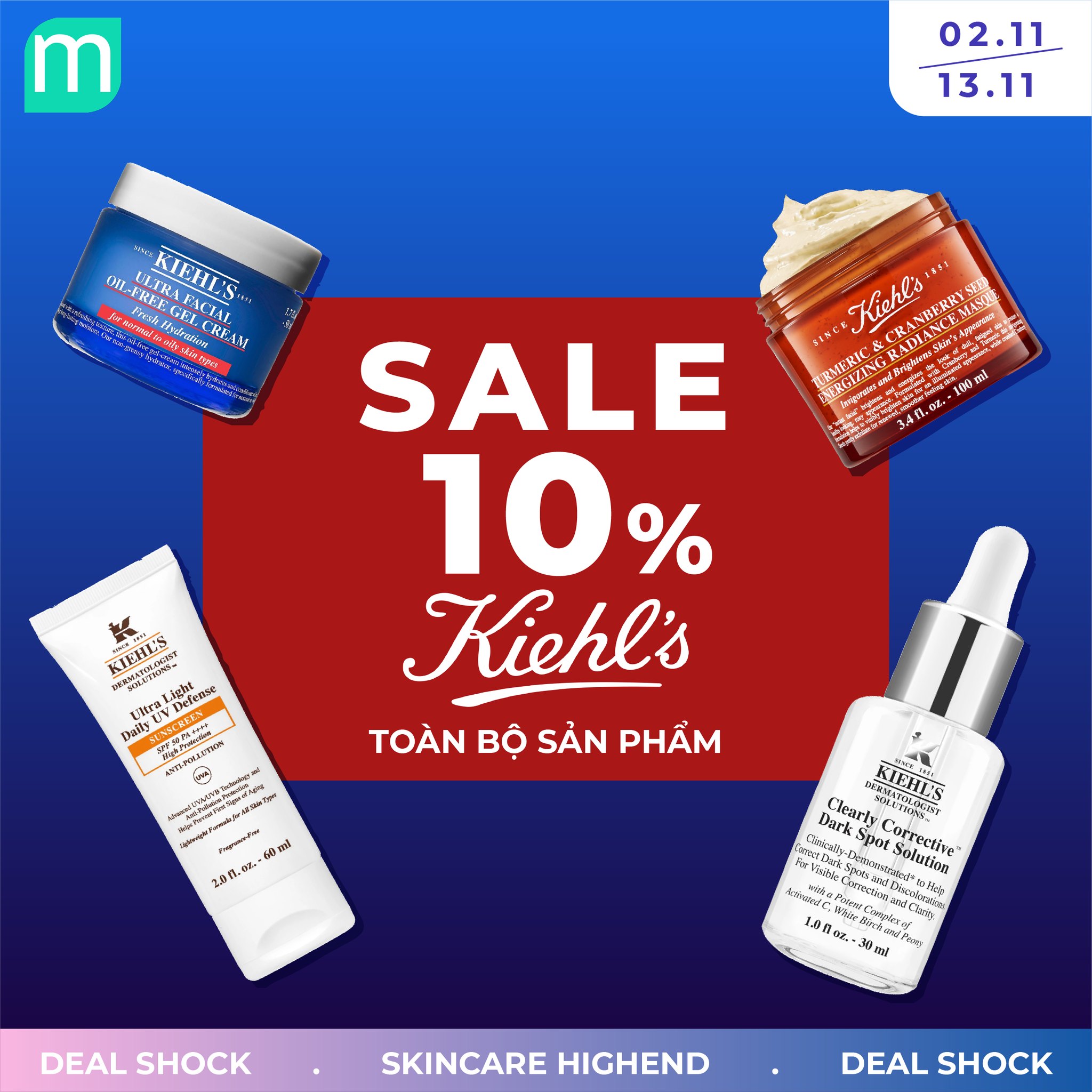 SALE SKINCARE HIGHEND UP TO 51% - Chăm Da Thả Ga, Không Lo Về Giá
