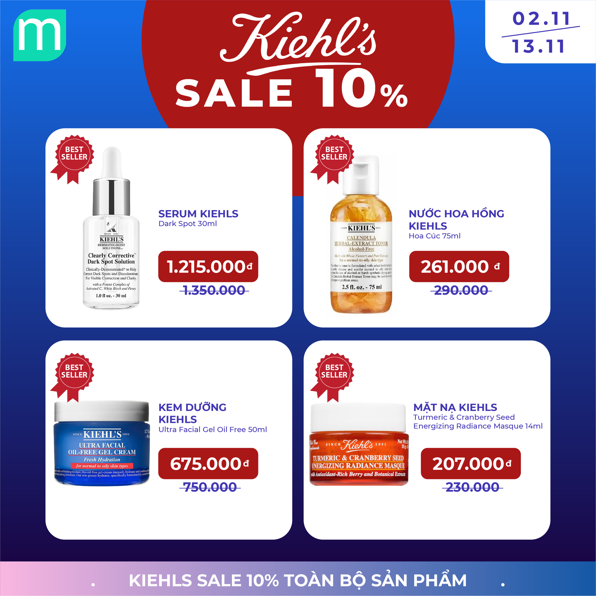 SALE SKINCARE HIGHEND UP TO 51% - Chăm Da Thả Ga, Không Lo Về Giá