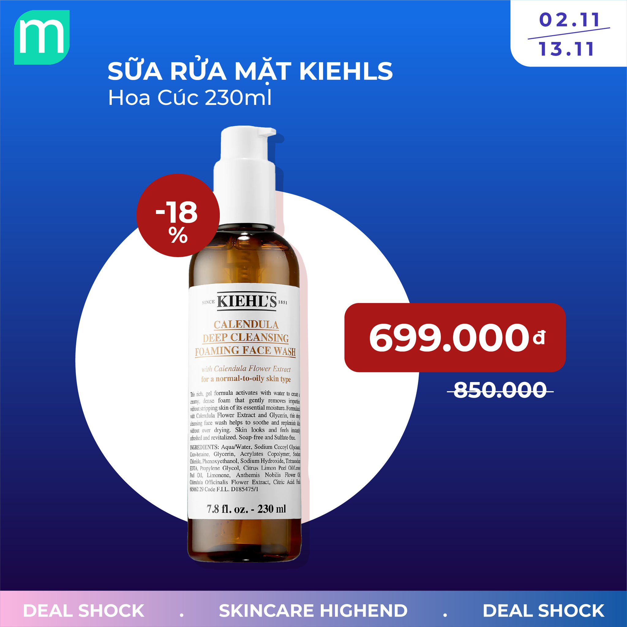 SALE SKINCARE HIGHEND UP TO 51% - Chăm Da Thả Ga, Không Lo Về Giá