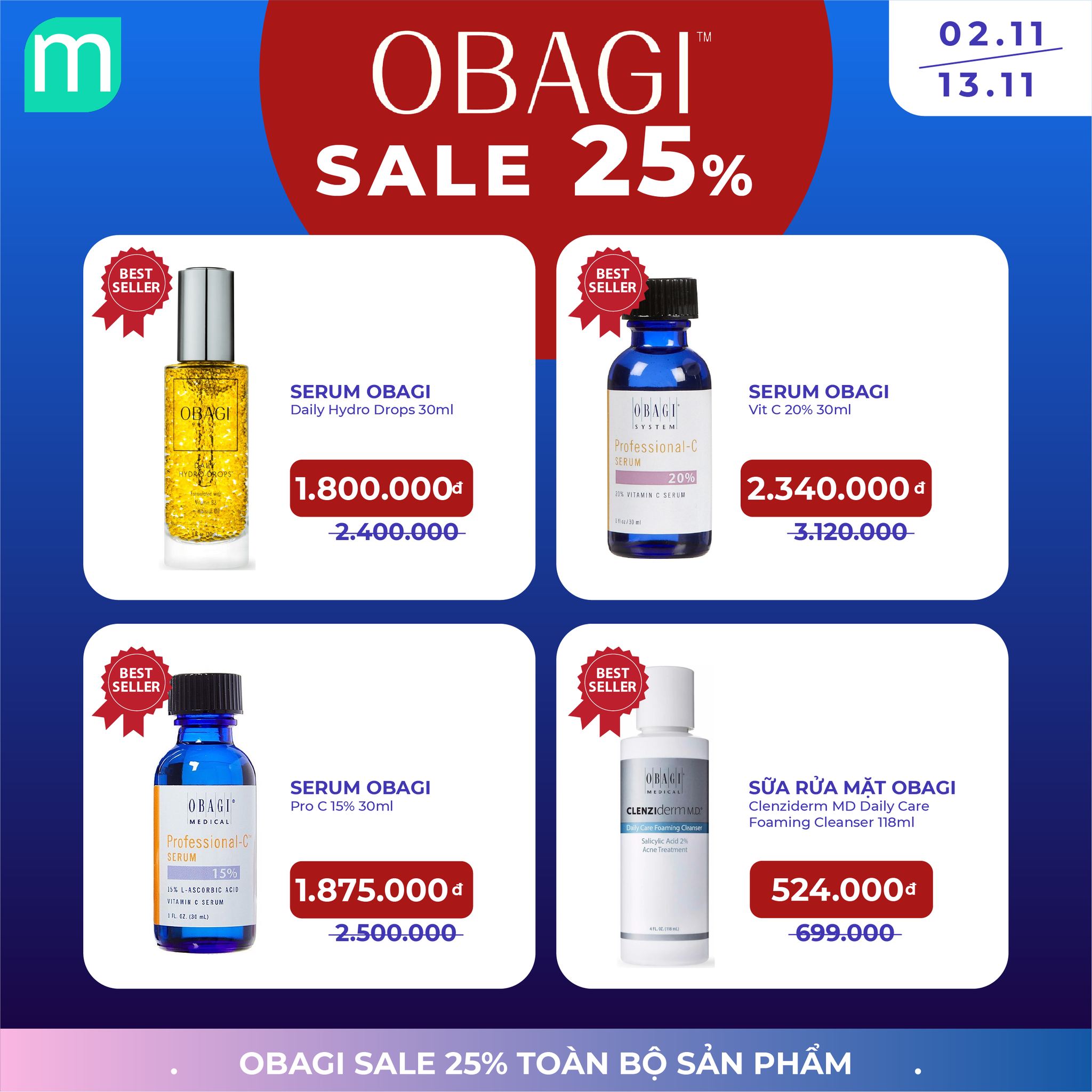 SALE SKINCARE HIGHEND UP TO 51% - Chăm Da Thả Ga, Không Lo Về Giá