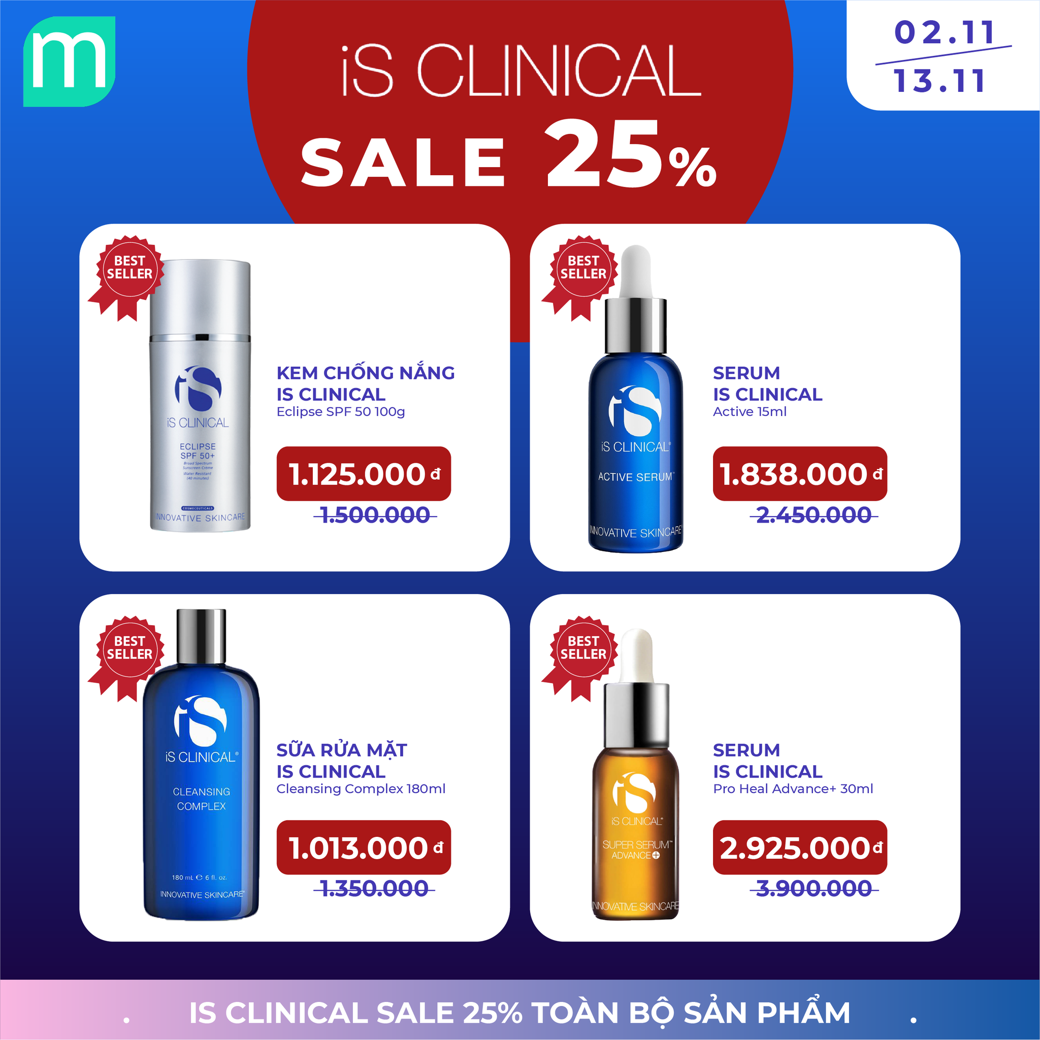 SALE SKINCARE HIGHEND UP TO 51% - Chăm Da Thả Ga, Không Lo Về Giá