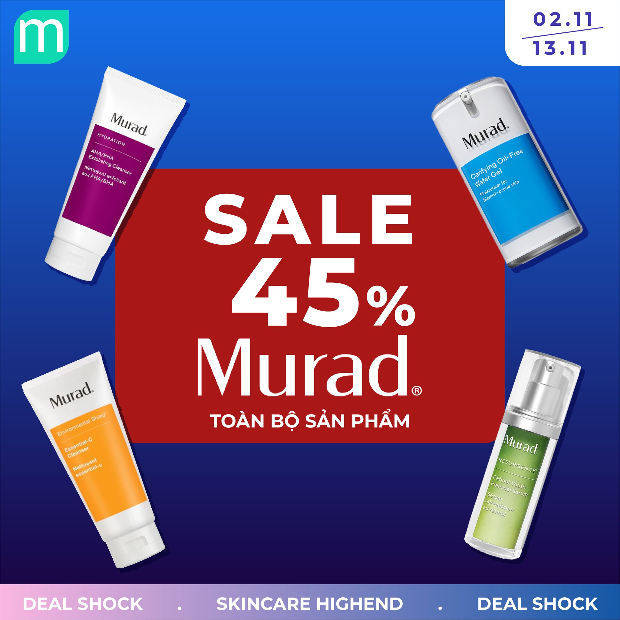 SALE SKINCARE HIGHEND UP TO 51% - Chăm Da Thả Ga, Không Lo Về Giá
