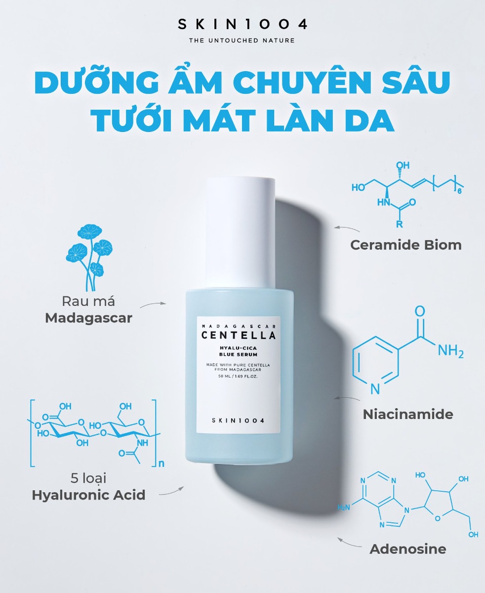 Serum Skin1004 Madagascar Centella Hyalu Cica Blue 50ml Serum Skin1004 Madagascar Centella Hyalu Cica Blue 50ml