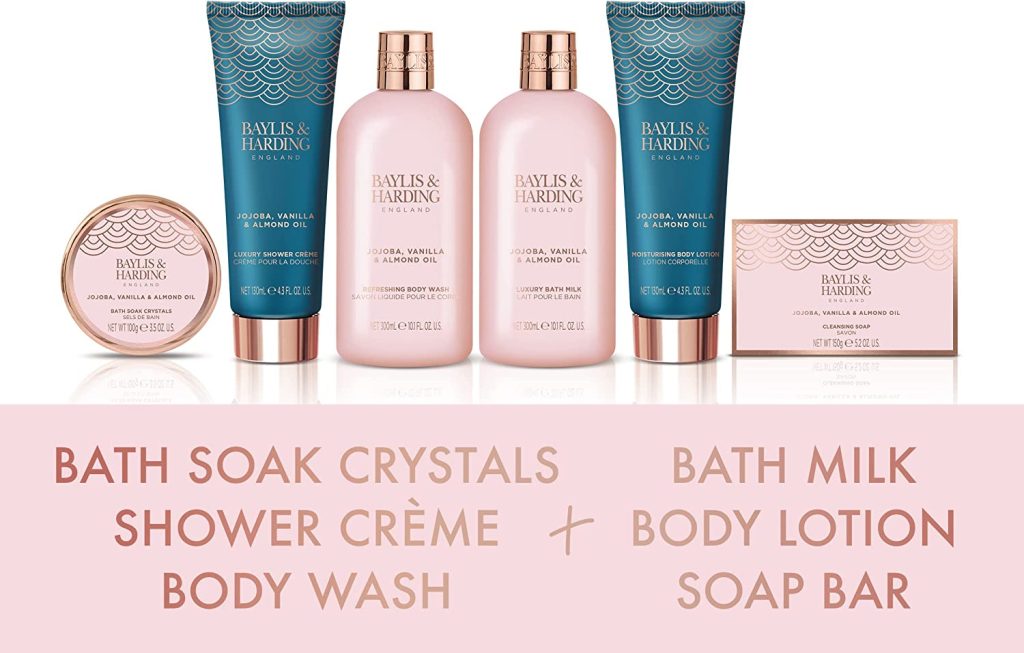 Set Baylis & Harding Jojoba, Vanilla & Almond Oil Signature Collection Ultimate Luxury 