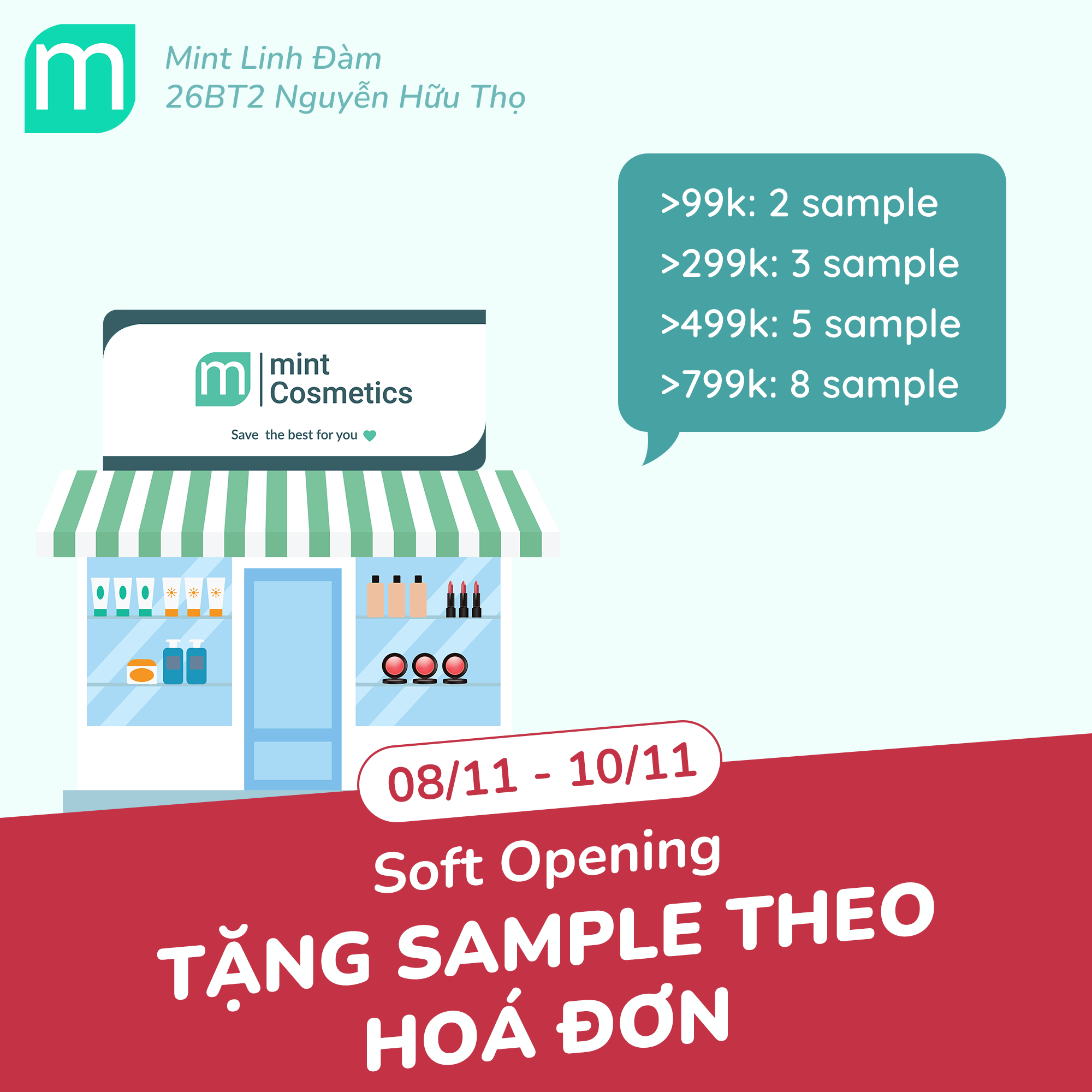 KHAI TRƯƠNG - MINT LINH ĐÀM - SĂN SALE LIÊN HOÀN