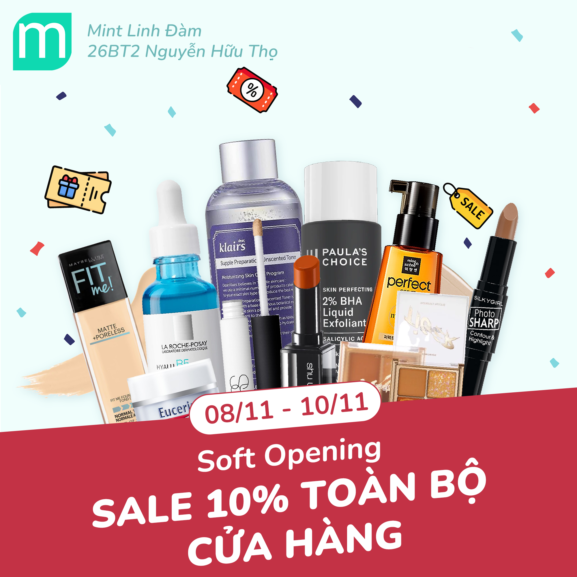 KHAI TRƯƠNG - MINT LINH ĐÀM - SĂN SALE LIÊN HOÀN