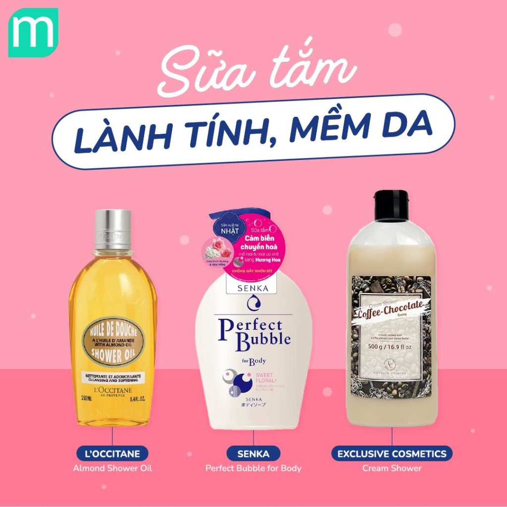 Sữa Tắm Cùng Cần Chọn Cho Đúng???