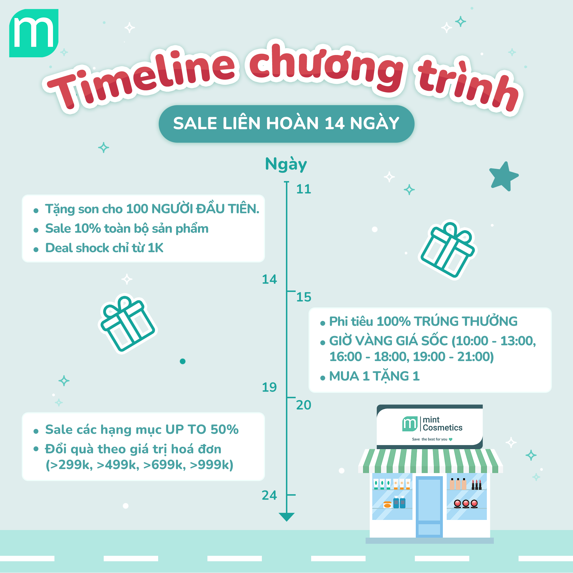 KHAI TRƯƠNG - MINT LINH ĐÀM - SĂN SALE LIÊN HOÀN
