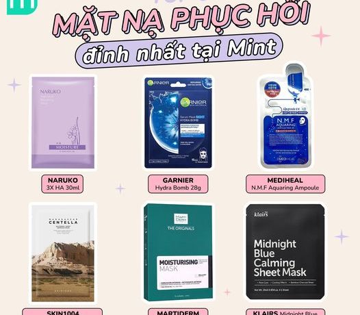 Top 6 Mặt Nạ Phục Hồi Đỉnh Nhất Tại Mint