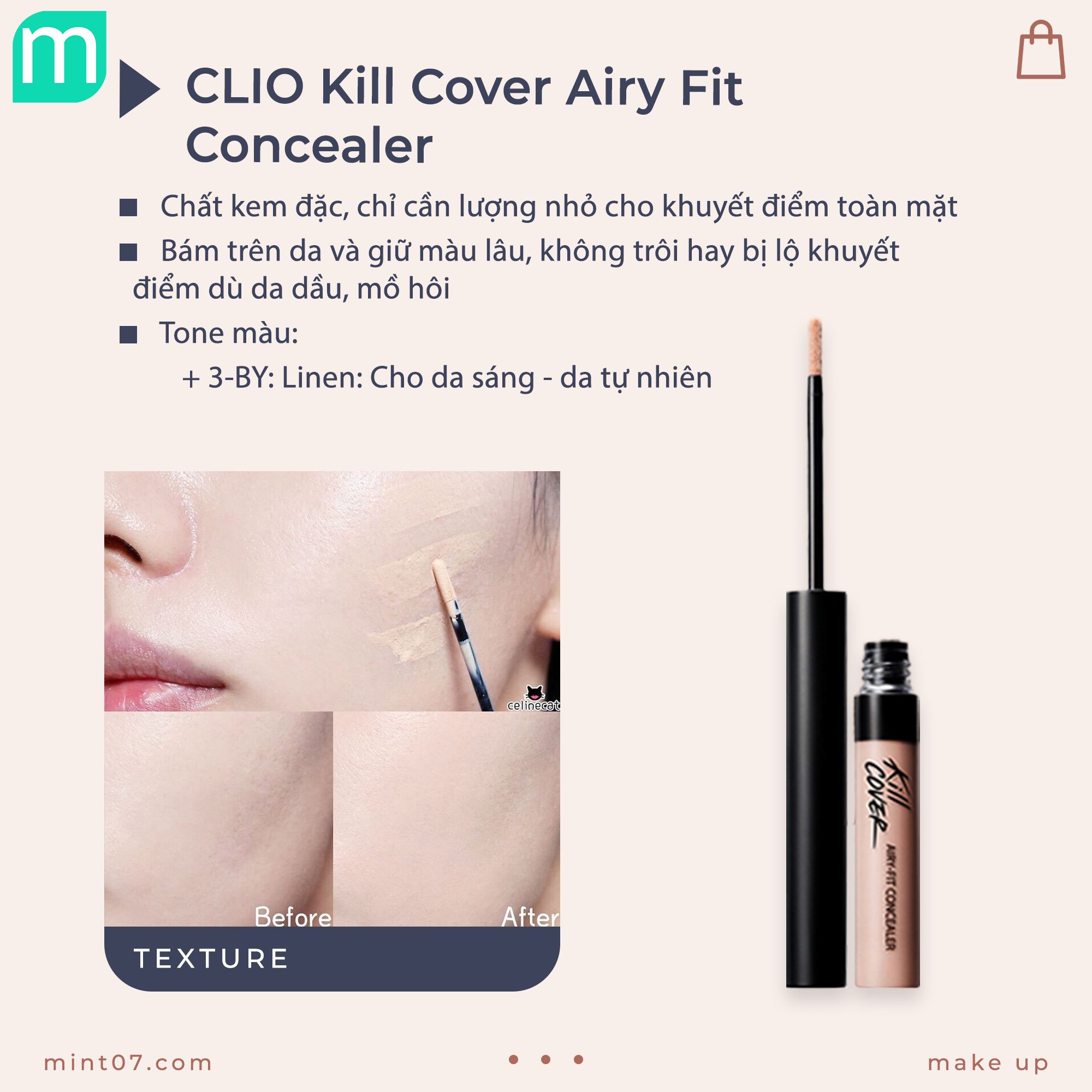 Tổng Hợp Che Khuyết Điểm Tại Mint