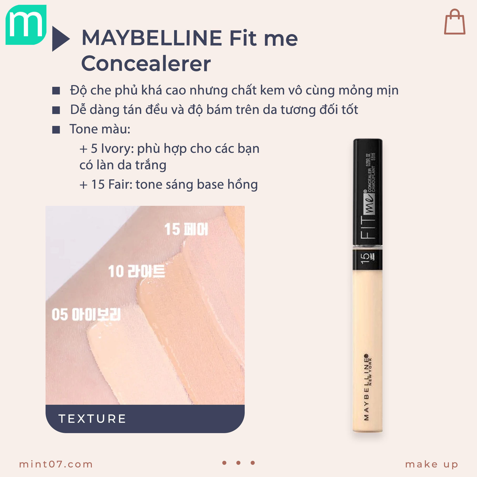 Tổng Hợp Che Khuyết Điểm Tại Mint