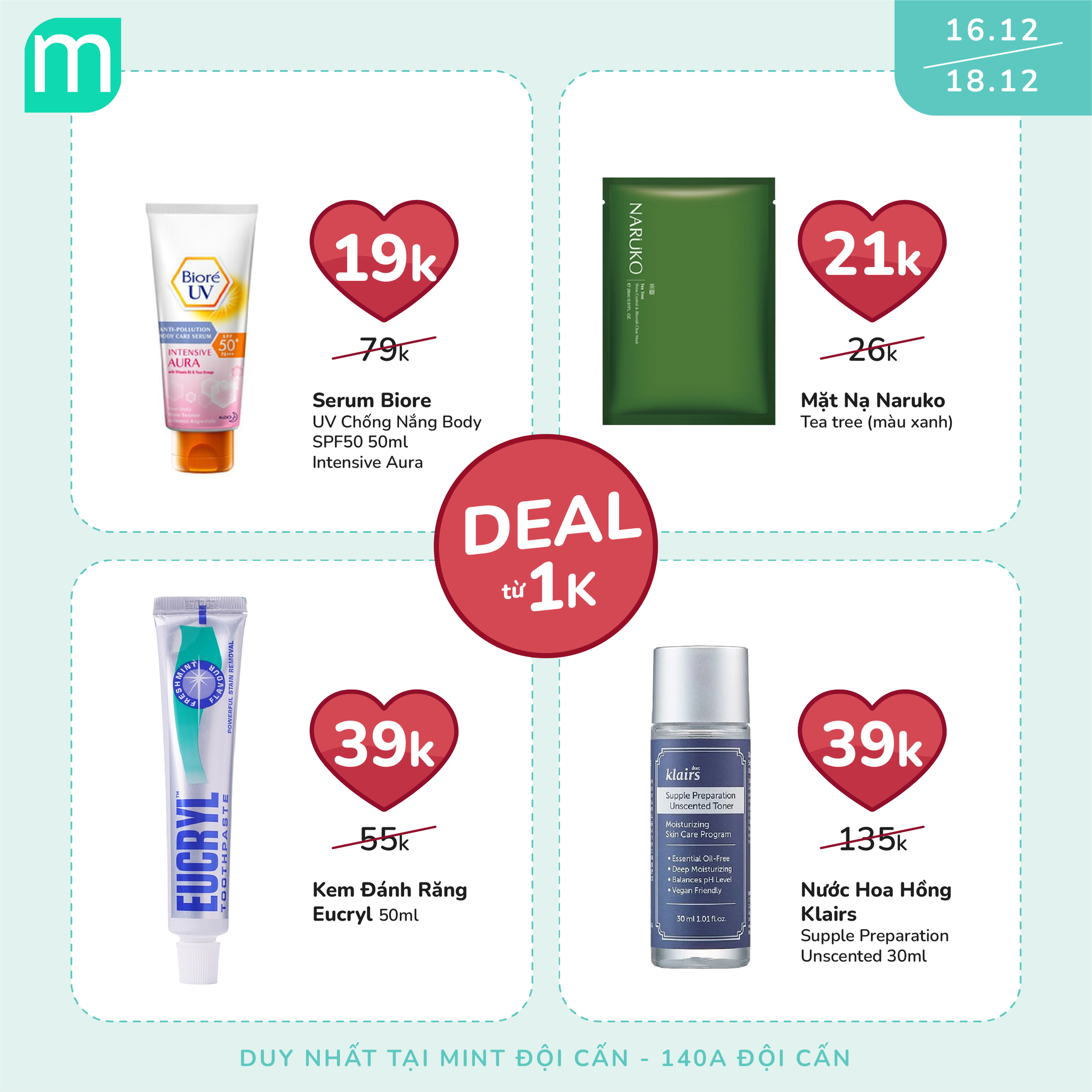 Từng Bừng Khai Trương Mint Đội Cấn - Ngập Tràn Ưu Đãi Khủng