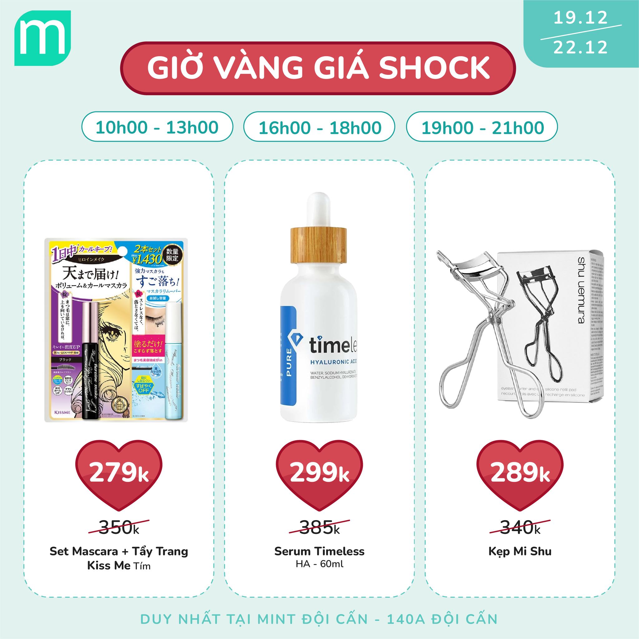 DEAL GIỜ VÀNG GIÁ SHOCK Tại Mint Đội Cấn 